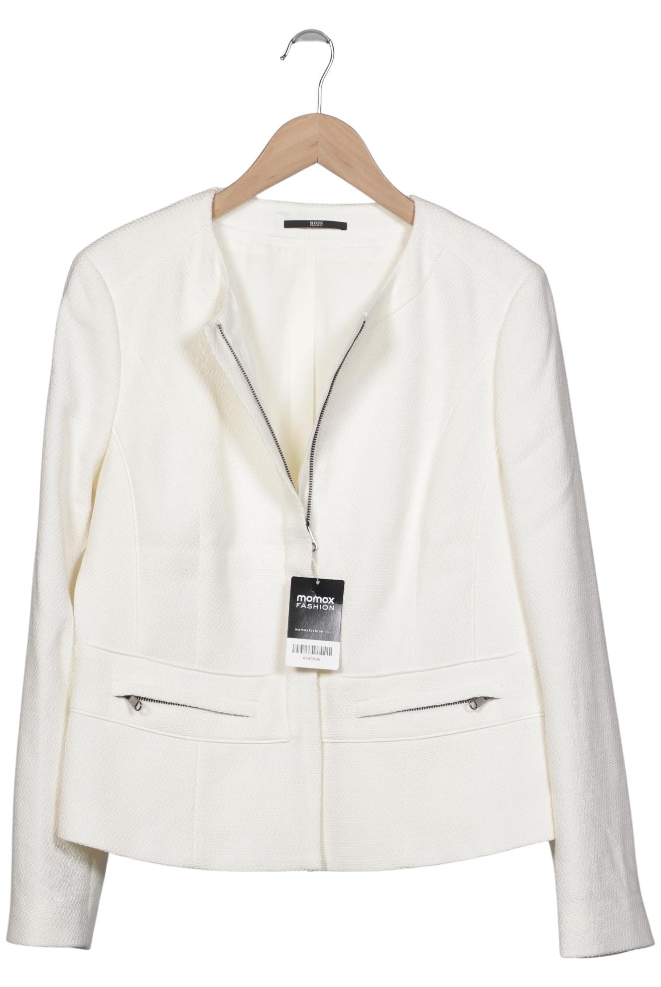 

Boss by Hugo Boss Damen Jacke, weiß, Gr. 42