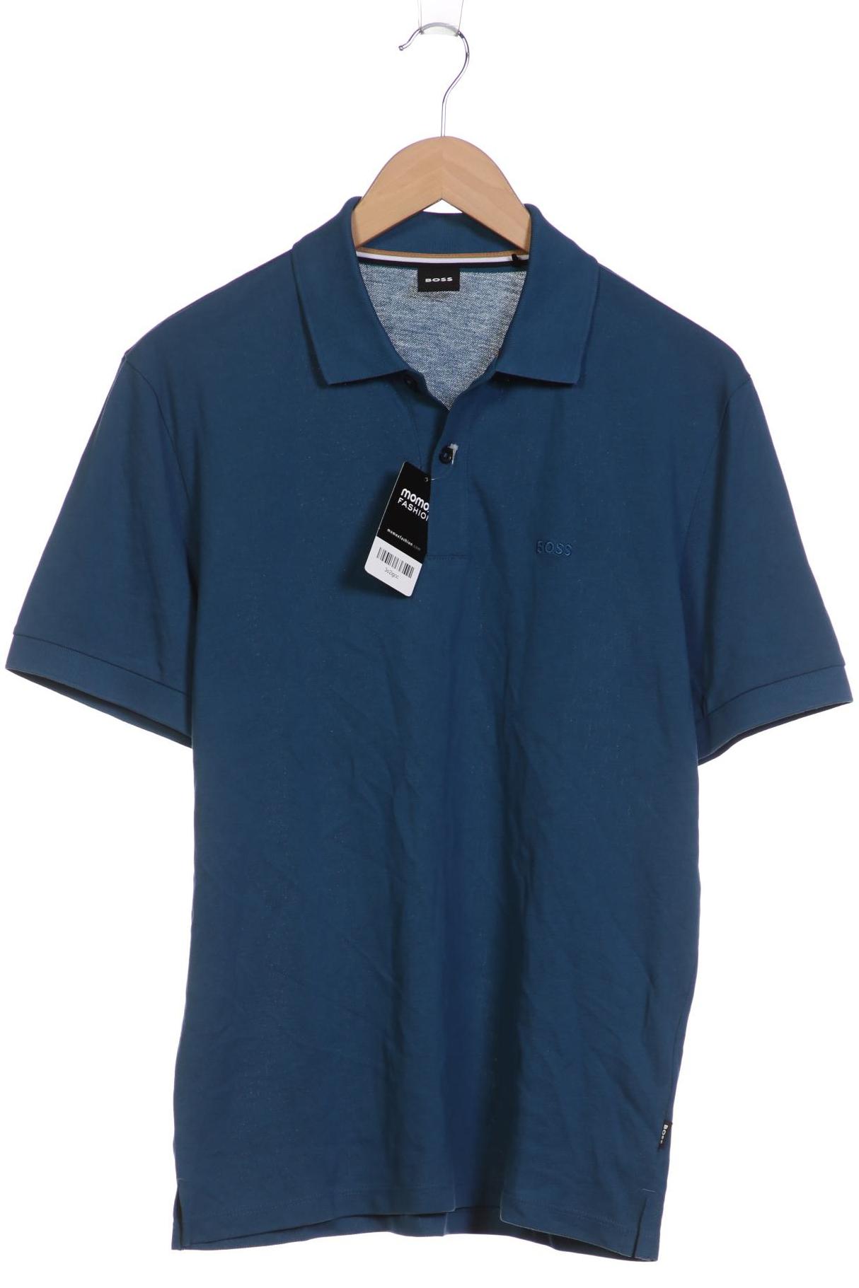 

Boss by Hugo Boss Herren Poloshirt, blau, Gr. 48