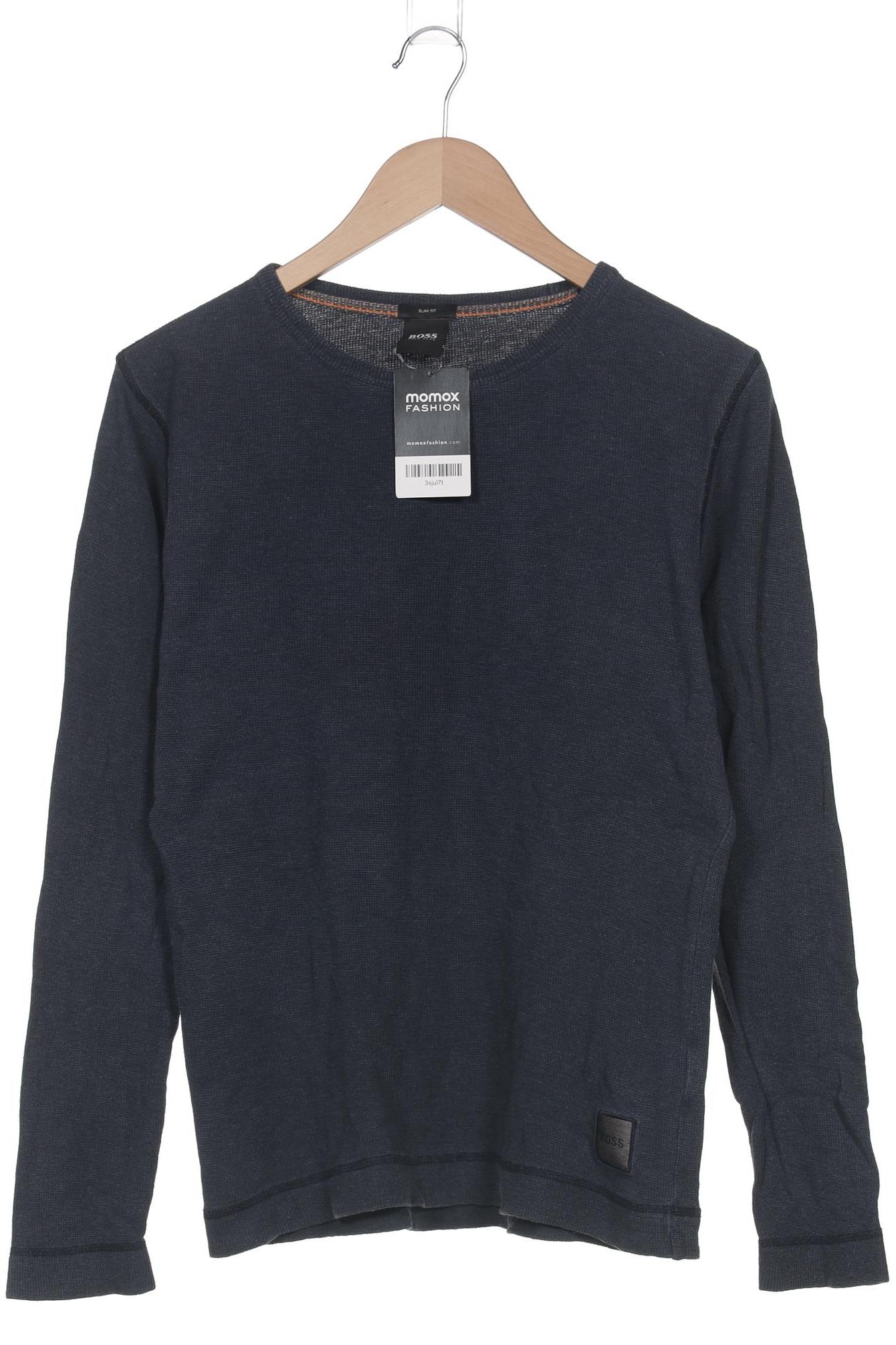 

Boss by Hugo Boss Herren Langarmshirt, marineblau, Gr. 46