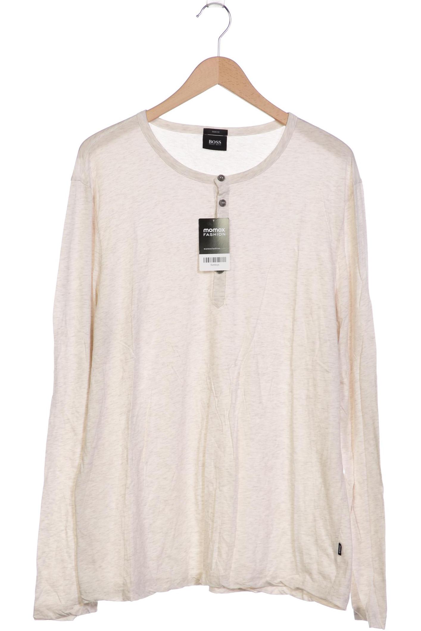 

Boss by Hugo Boss Herren Langarmshirt, beige, Gr. 58