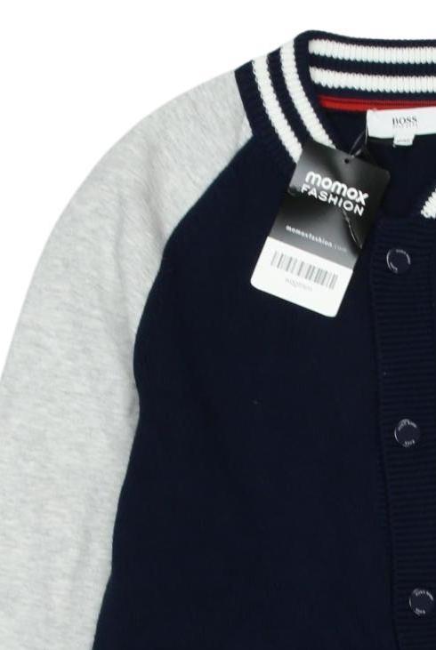 Thumbnail - Boss by Hugo Boss Jungen Strickjacke, marineblau, Gr. 122