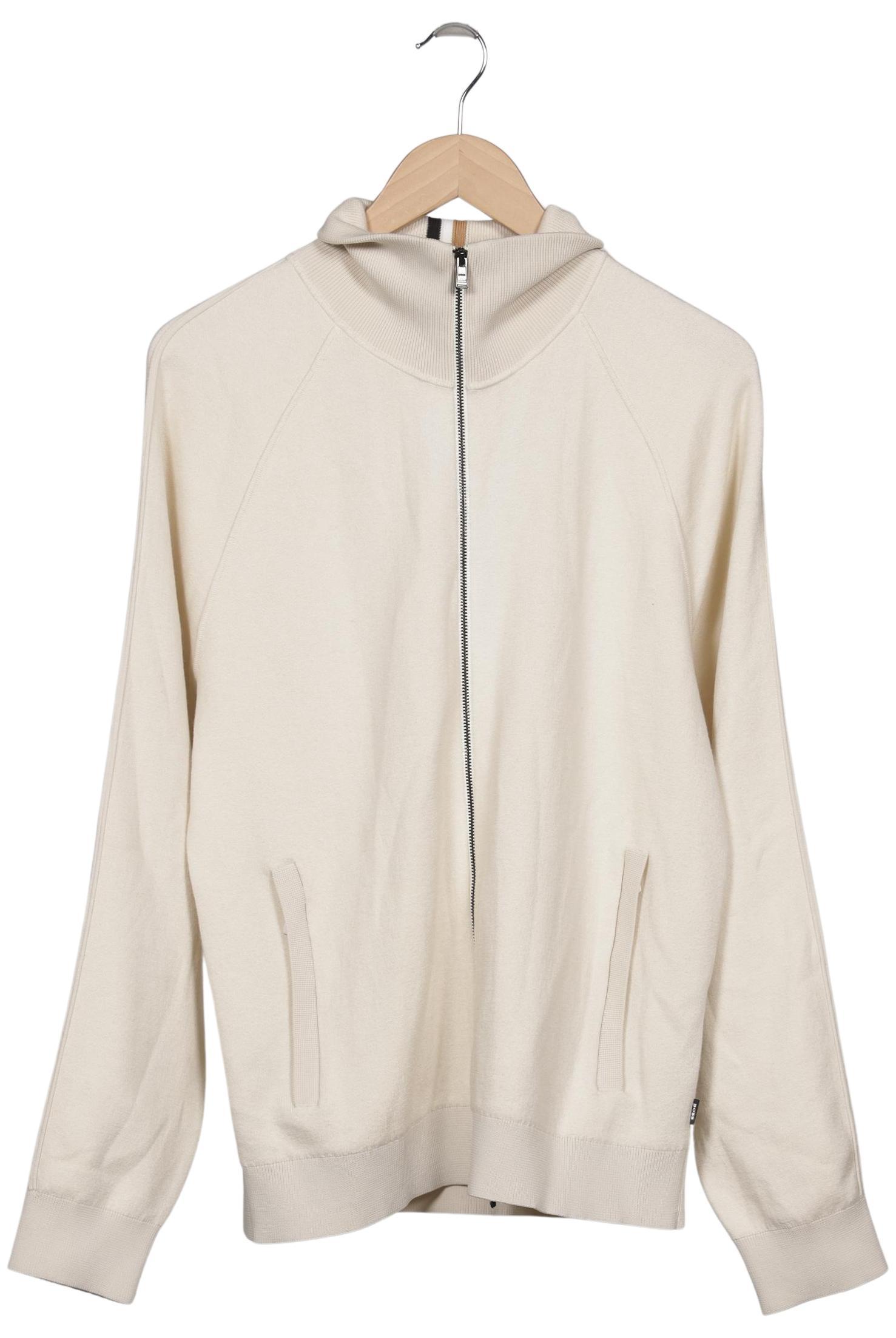 

Boss by Hugo Boss Herren Strickjacke, cremeweiß, Gr. 46