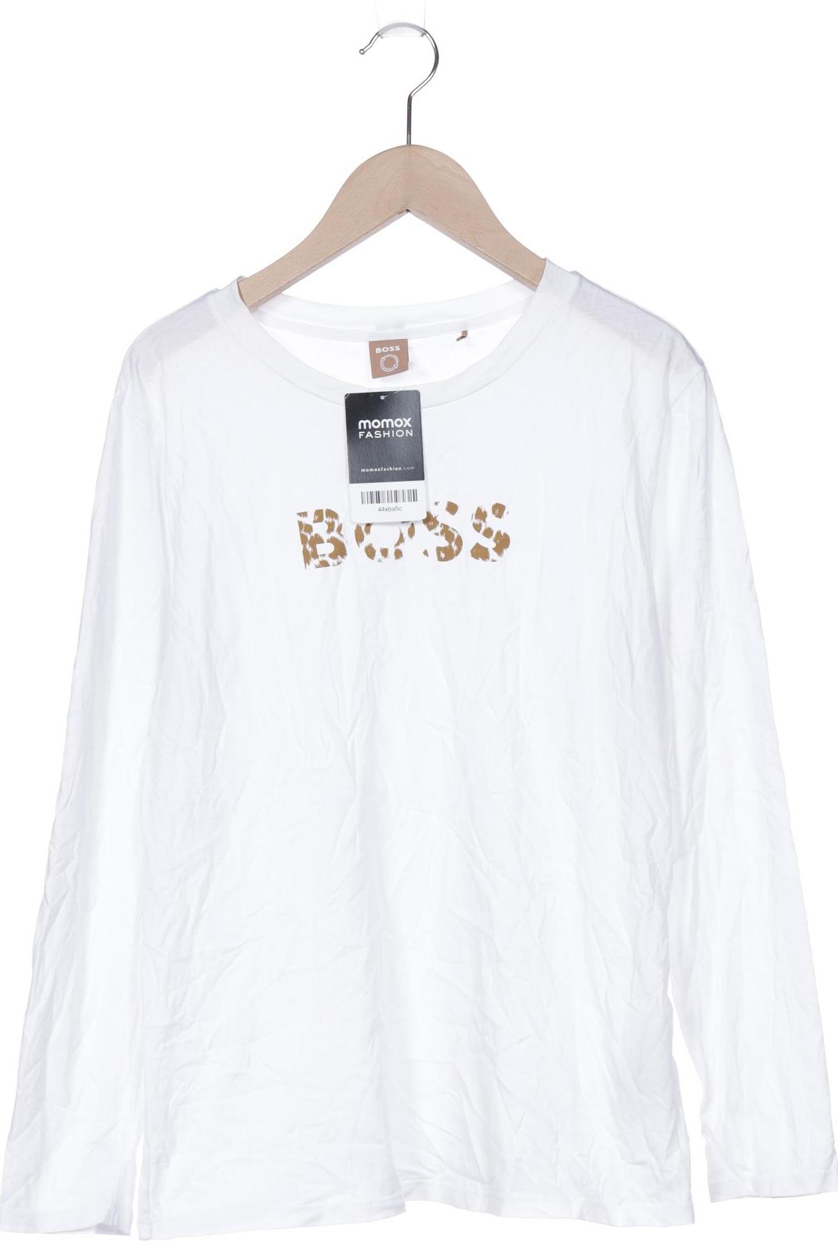 

Boss by Hugo Boss Damen Langarmshirt, weiß, Gr. 44