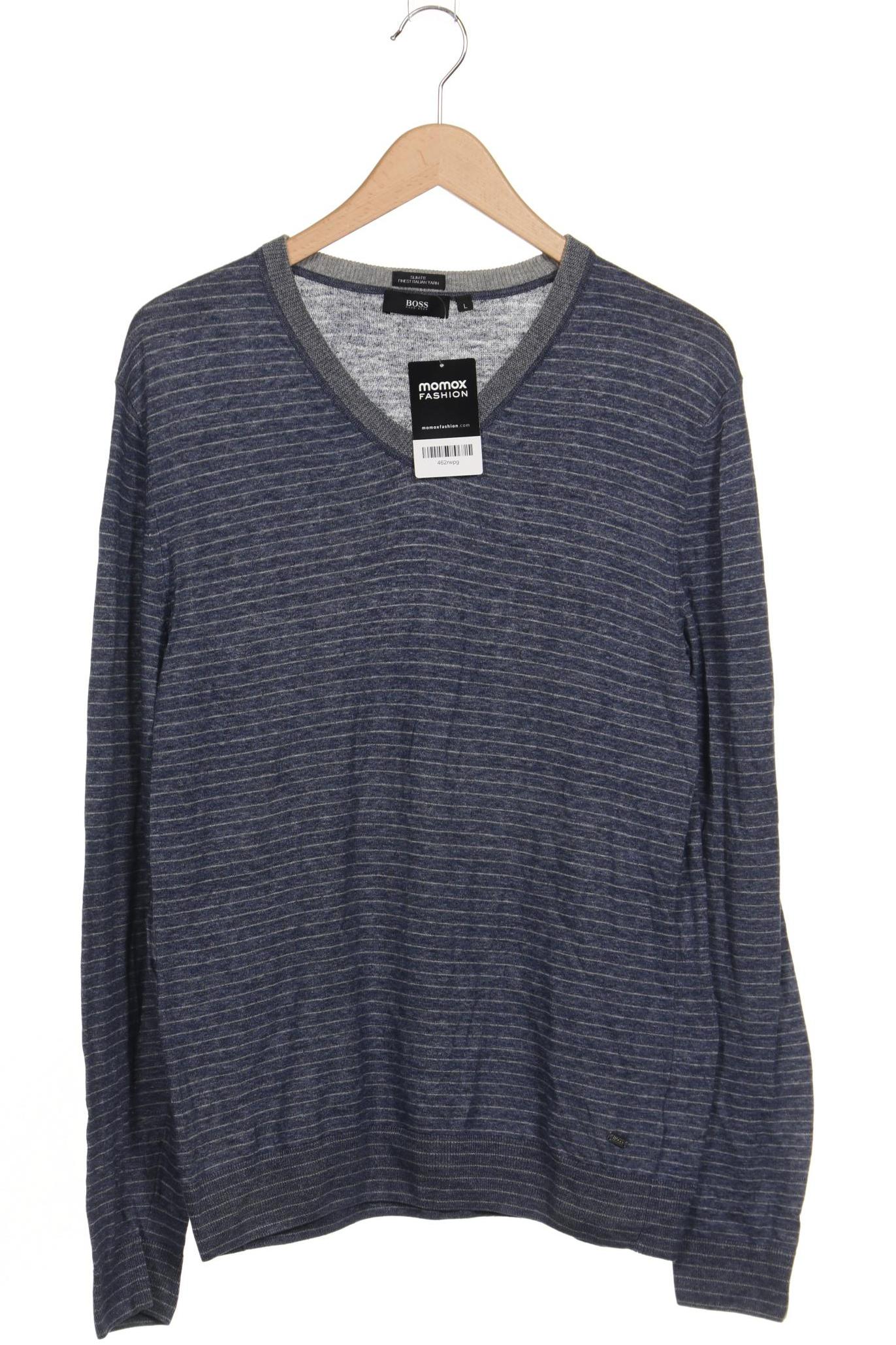 

Boss by Hugo Boss Herren Pullover, blau, Gr. 52