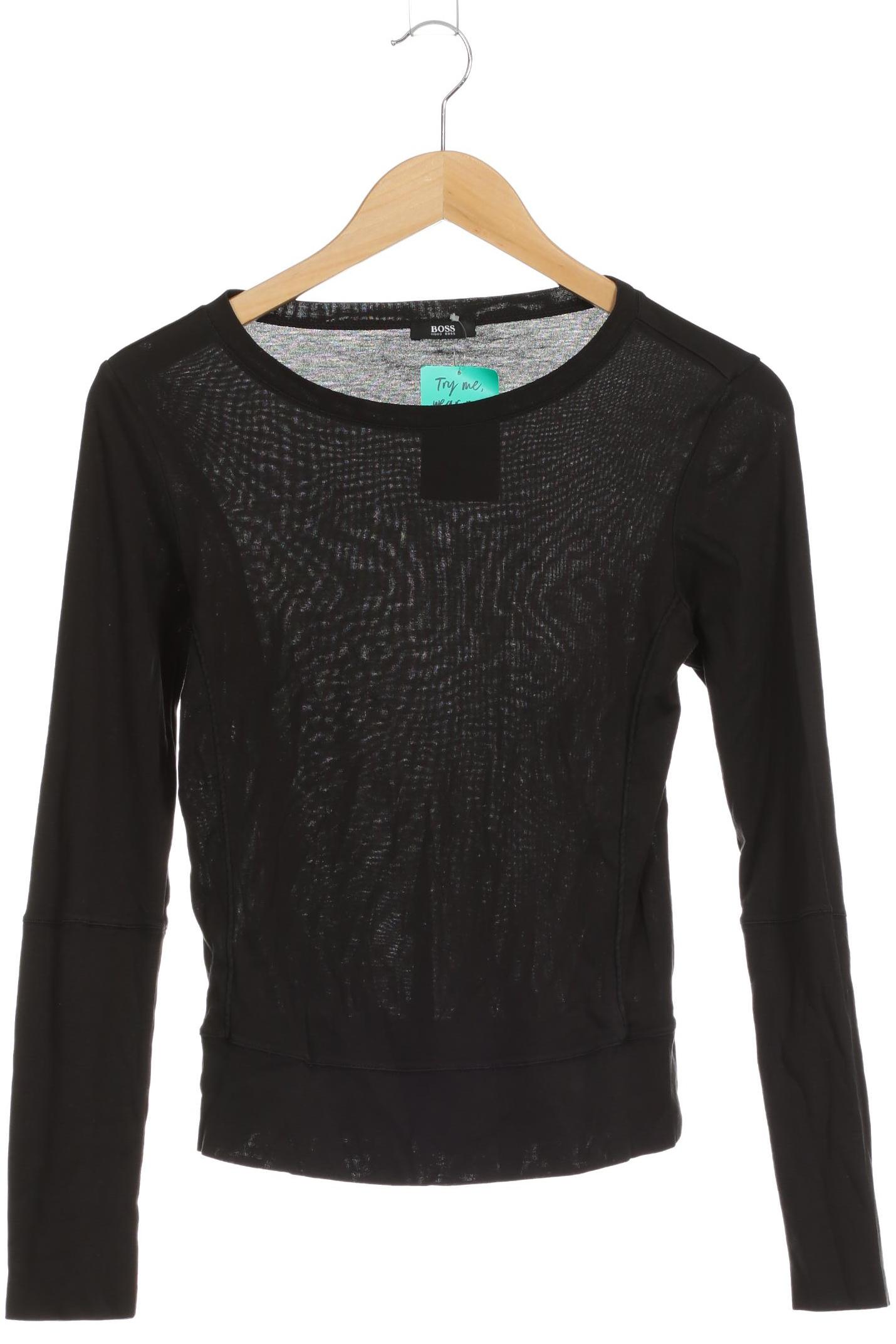 

Boss by Hugo Boss Damen Langarmshirt, schwarz, Gr. 38