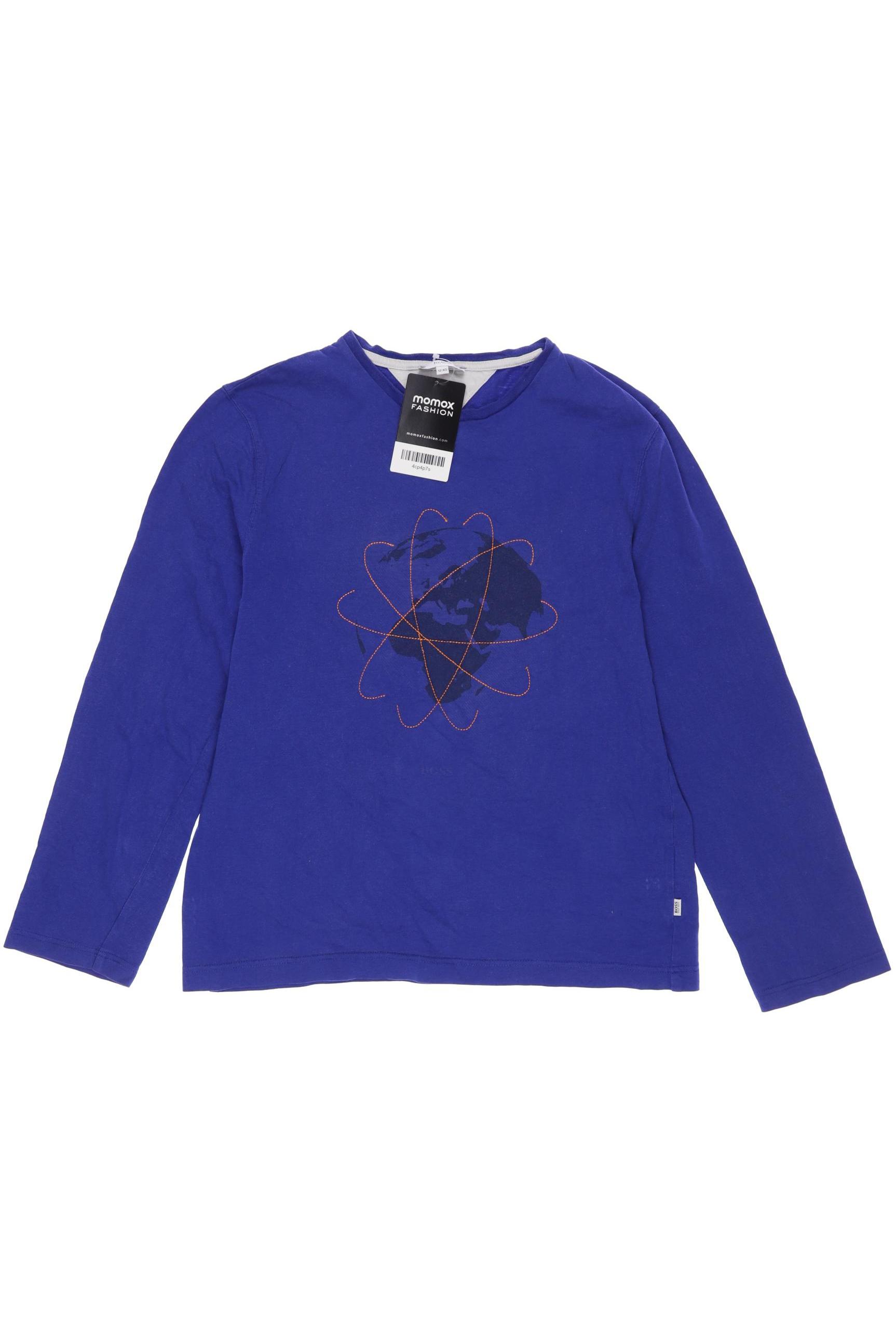 

Boss by Hugo Boss Herren Langarmshirt, blau, Gr. 152