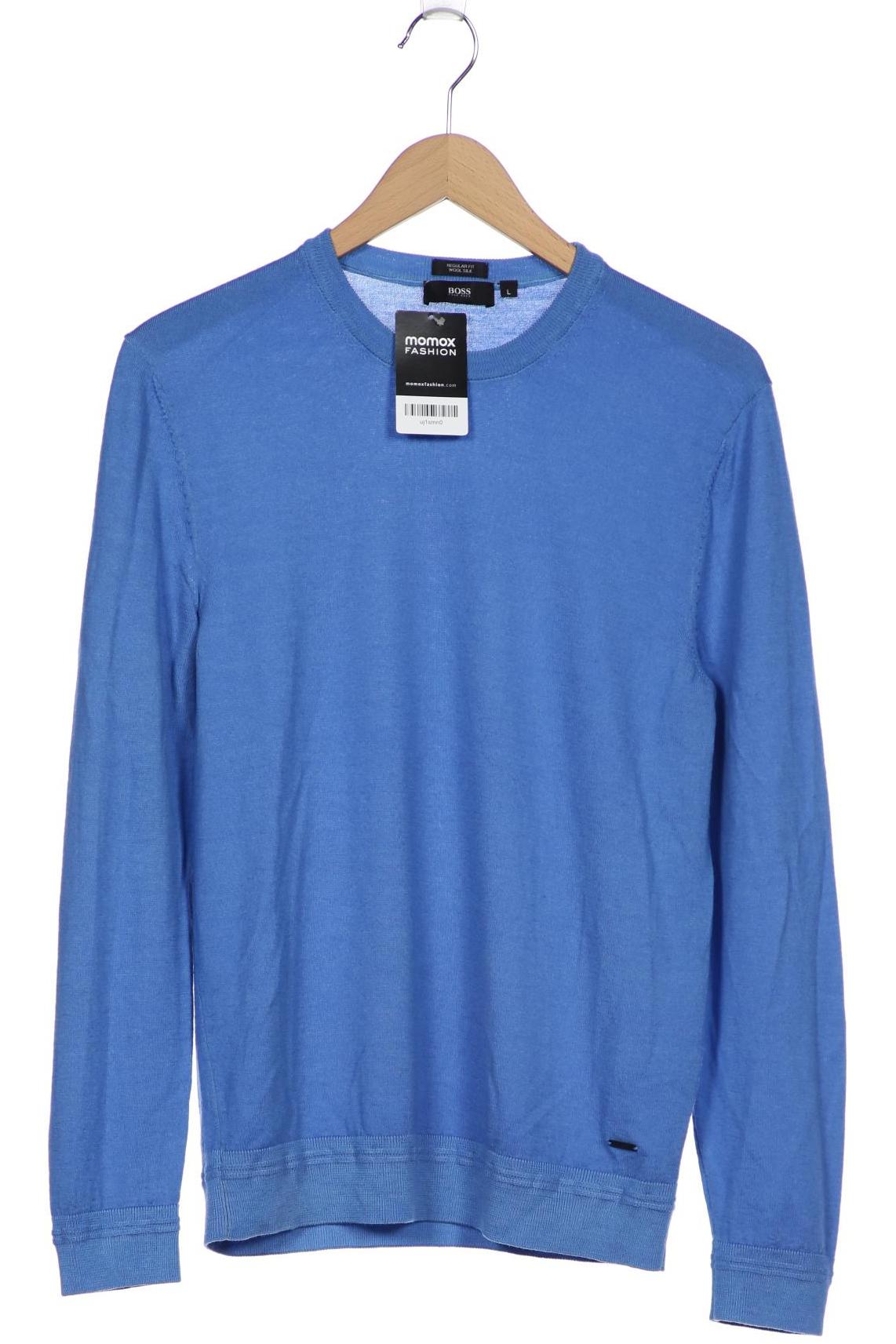 

Boss by Hugo Boss Herren Pullover, blau, Gr. 52