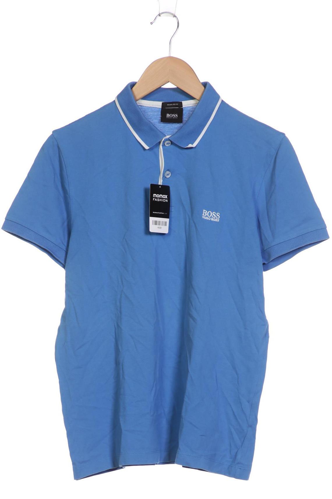 

Boss by Hugo Boss Herren Poloshirt, blau, Gr. 48