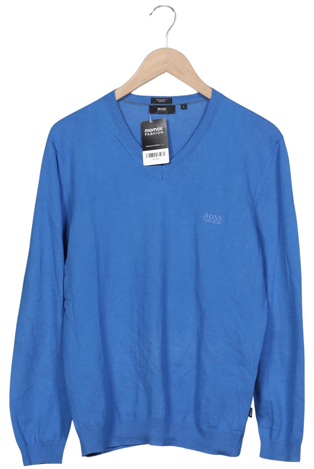 

Boss by Hugo Boss Herren Pullover, blau, Gr. 52