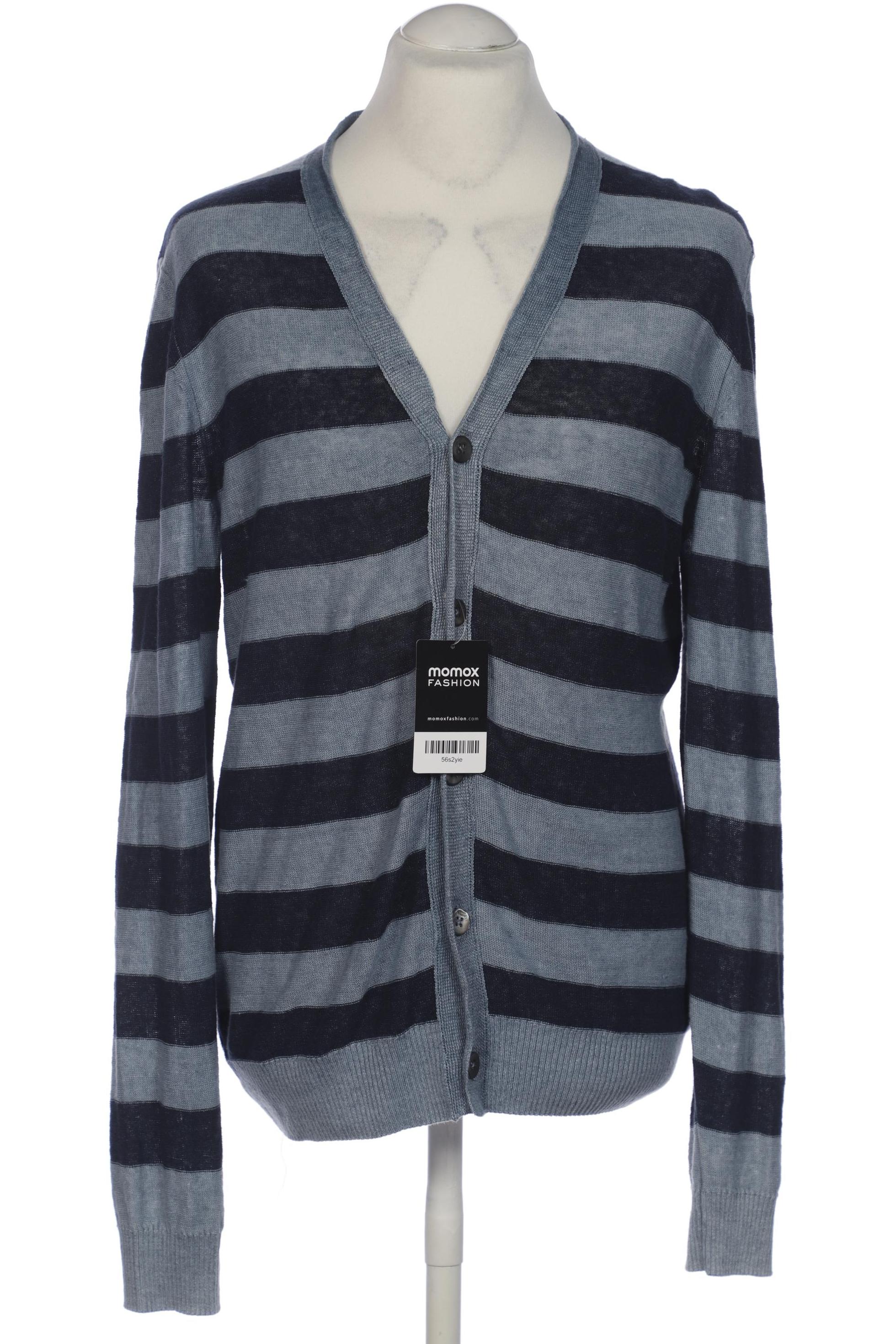 

Boss by Hugo Boss Herren Strickjacke, blau, Gr. 52