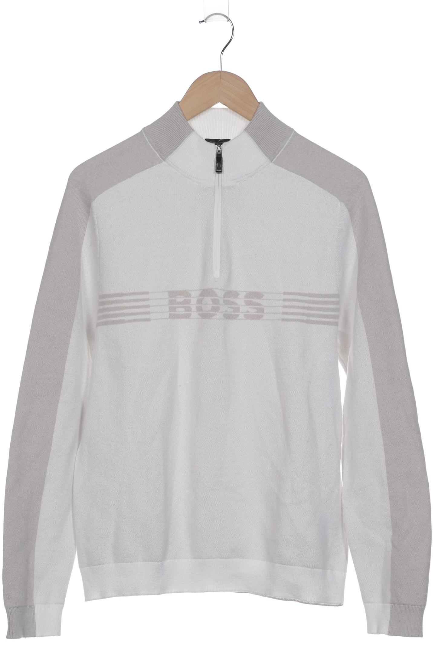 

Boss by Hugo Boss Herren Pullover, weiß, Gr. 48