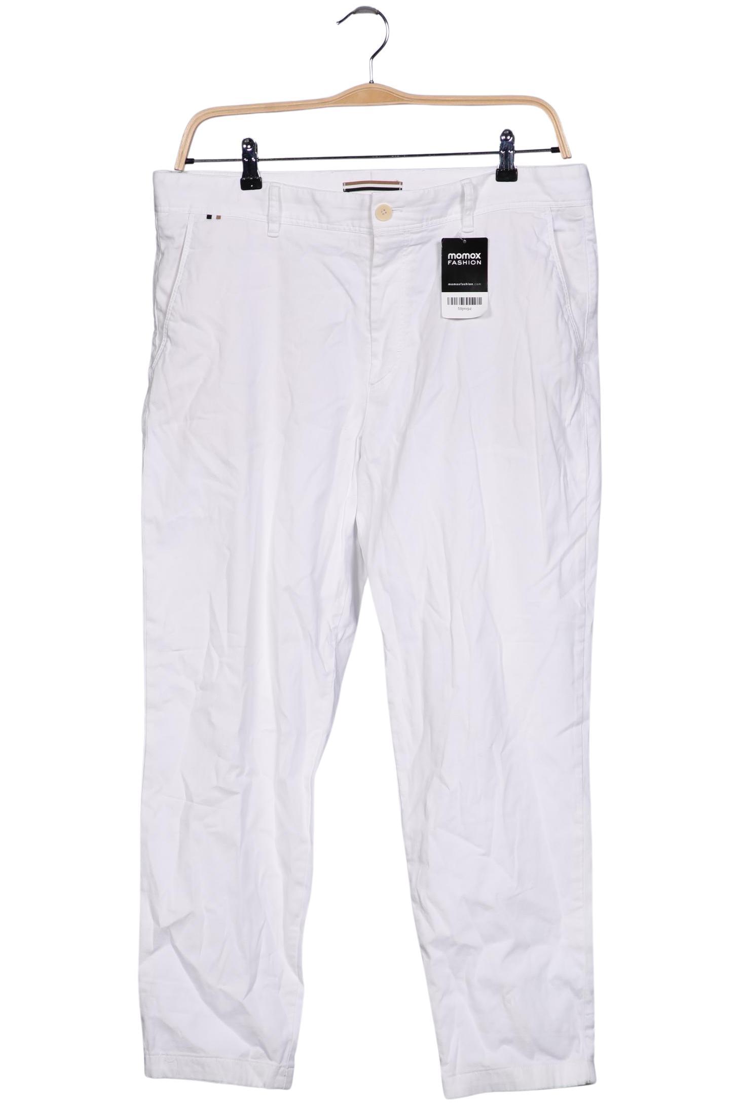 

Boss by Hugo Boss Herren Stoffhose, weiß, Gr. 52