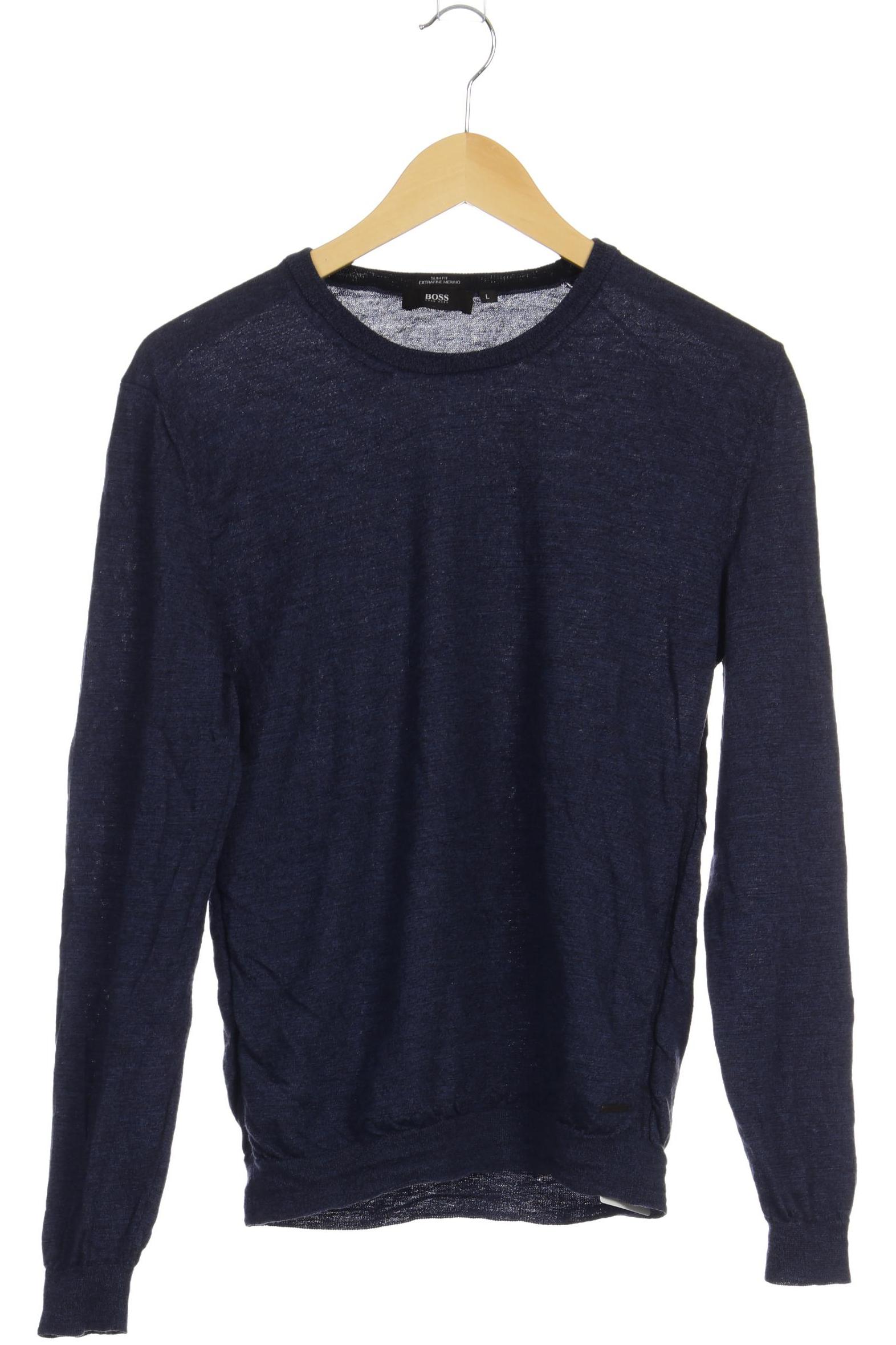 

Boss by Hugo Boss Herren Pullover, blau, Gr. 52