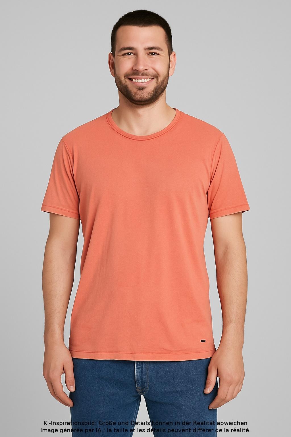 Thumbnail - Boss by Hugo Boss Herren T-Shirt, orange, Gr. 52