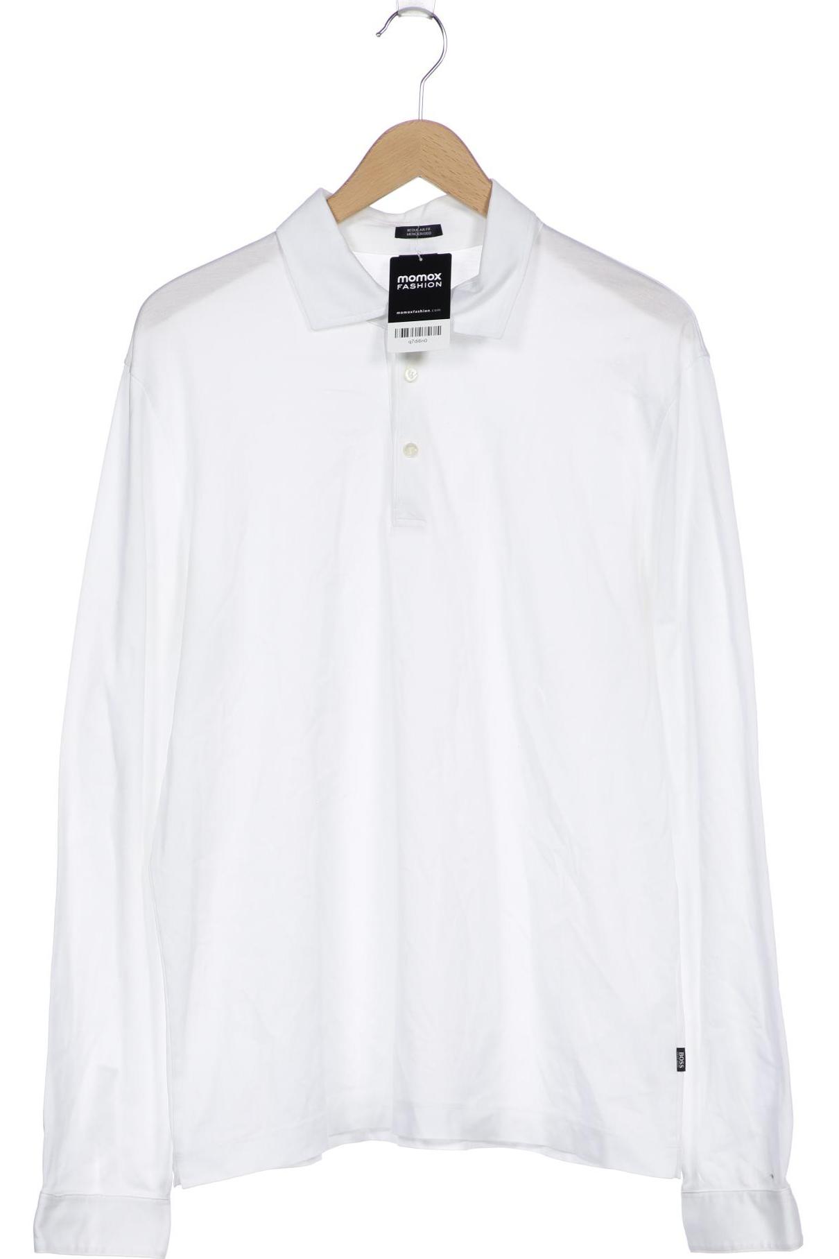 

BOSS by Hugo Boss Herren Langarmshirt, weiß