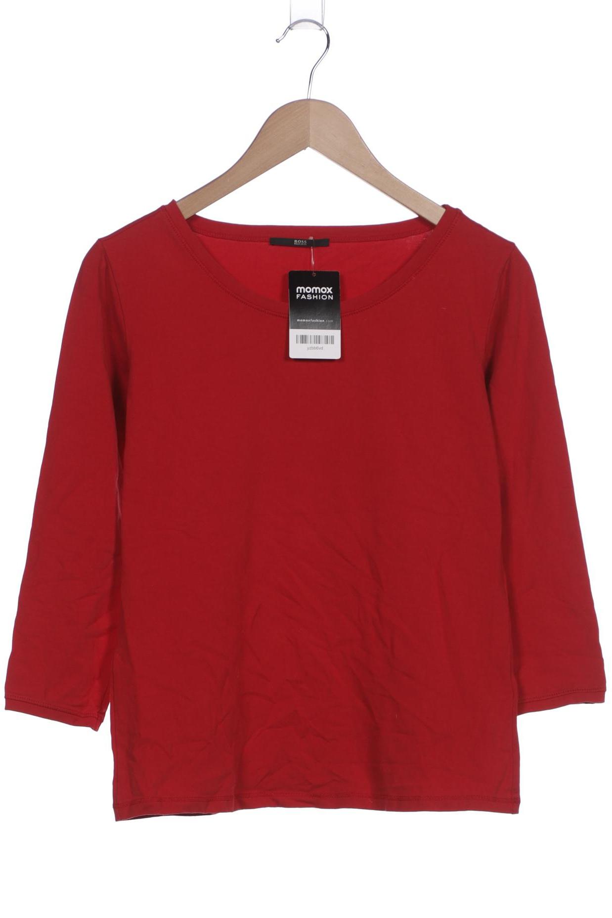 

Boss by Hugo Boss Damen Langarmshirt, rot, Gr. 42