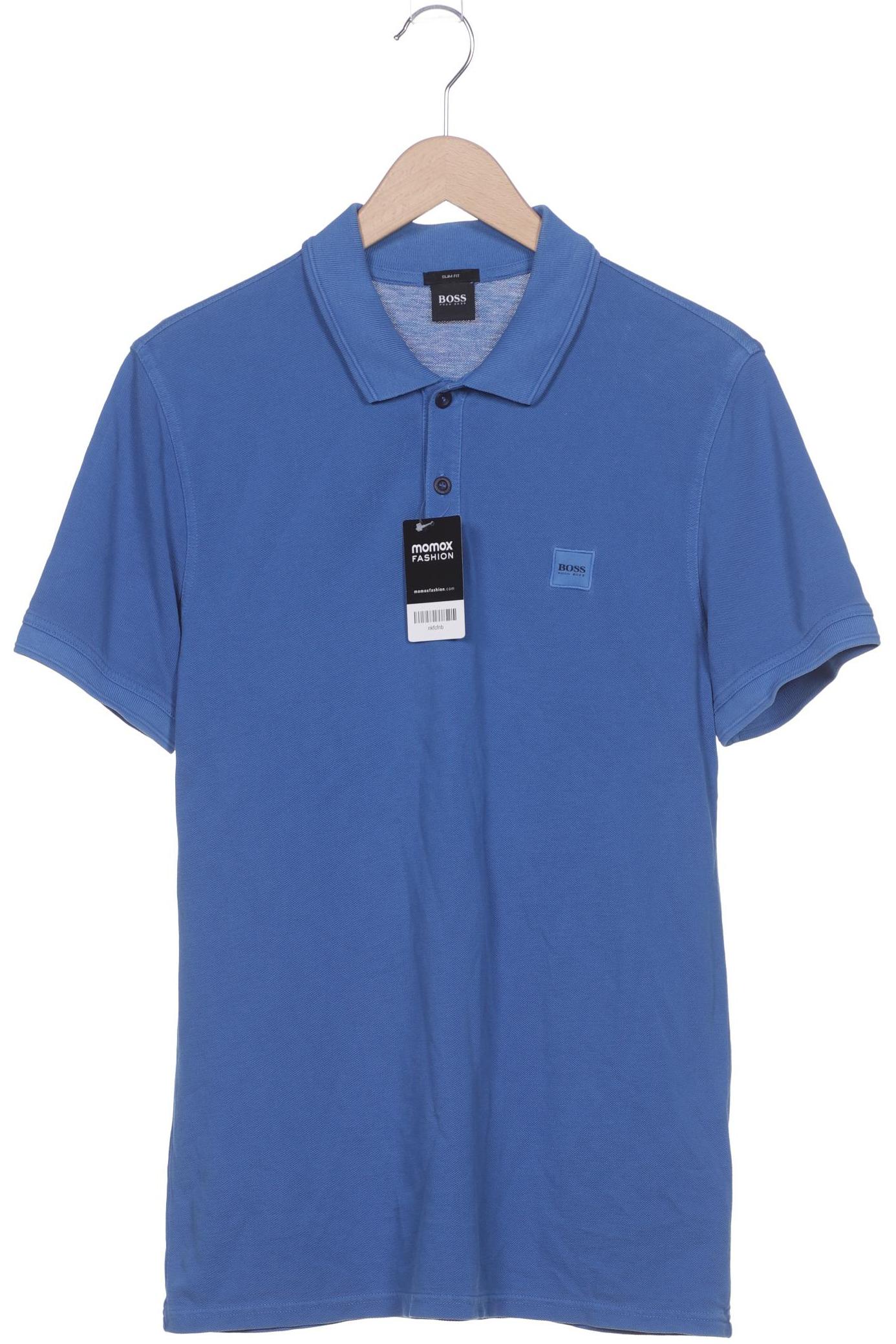 

Boss by Hugo Boss Herren Poloshirt, blau, Gr. 48