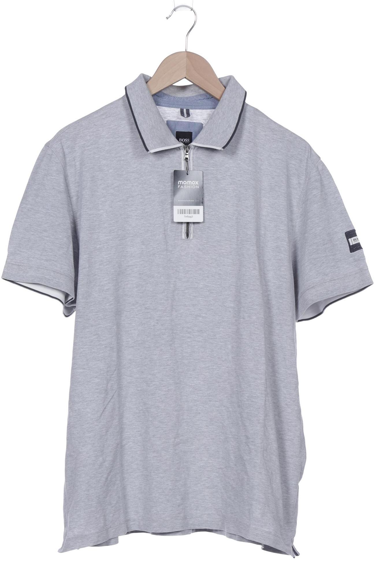 

Boss by Hugo Boss Herren Poloshirt, grau, Gr. 56