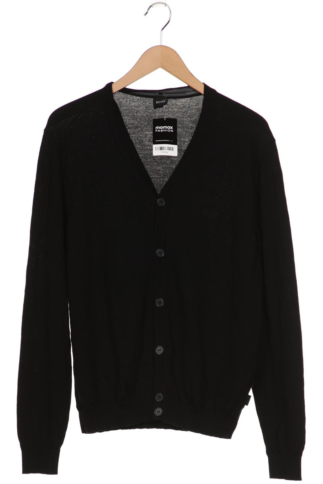 

Boss by Hugo Boss Herren Strickjacke, schwarz, Gr. 54