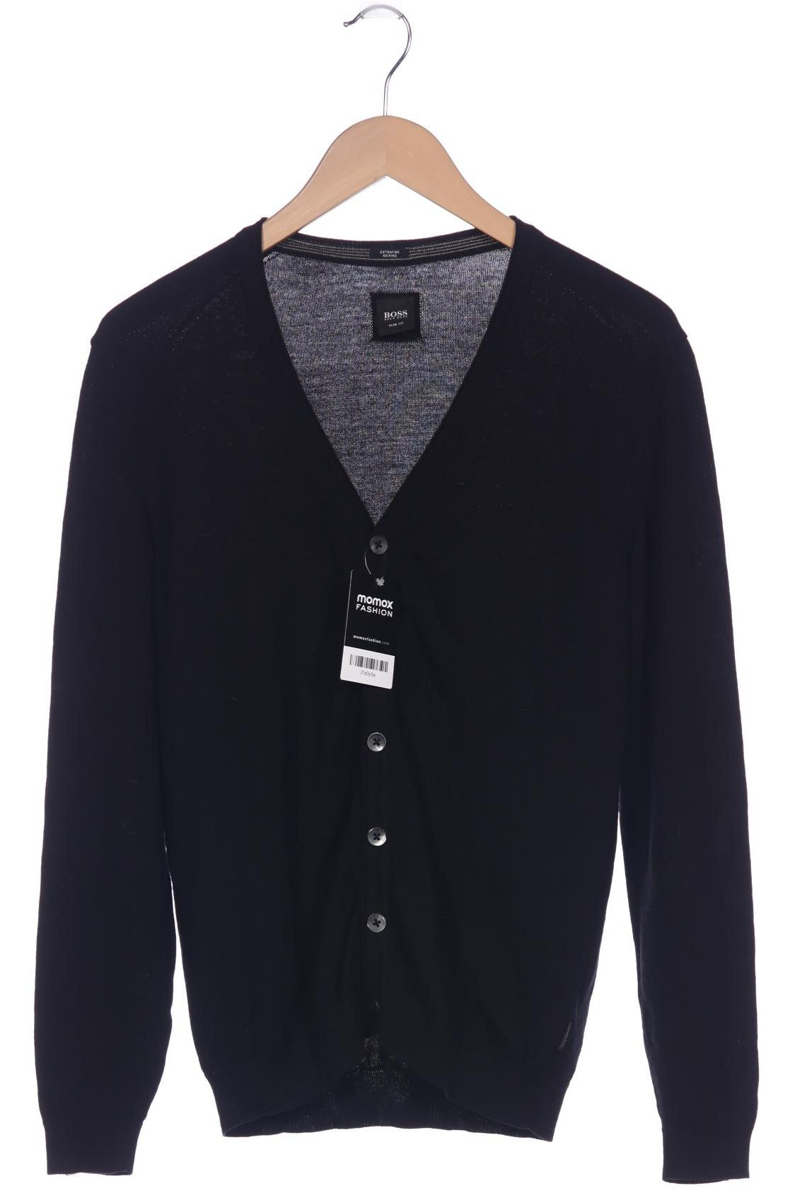 

Boss by Hugo Boss Herren Strickjacke, schwarz, Gr. 48