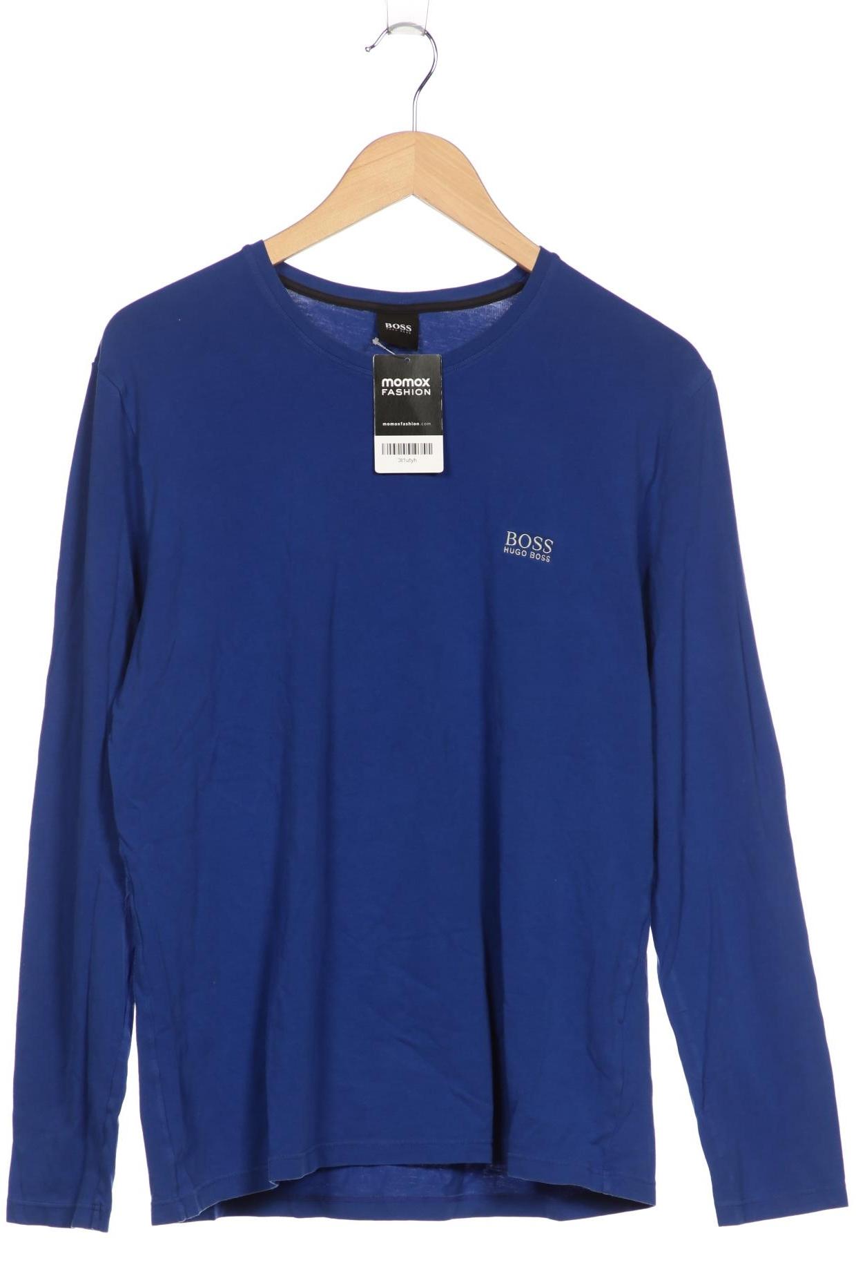 

Boss by Hugo Boss Herren Langarmshirt, blau, Gr. 48
