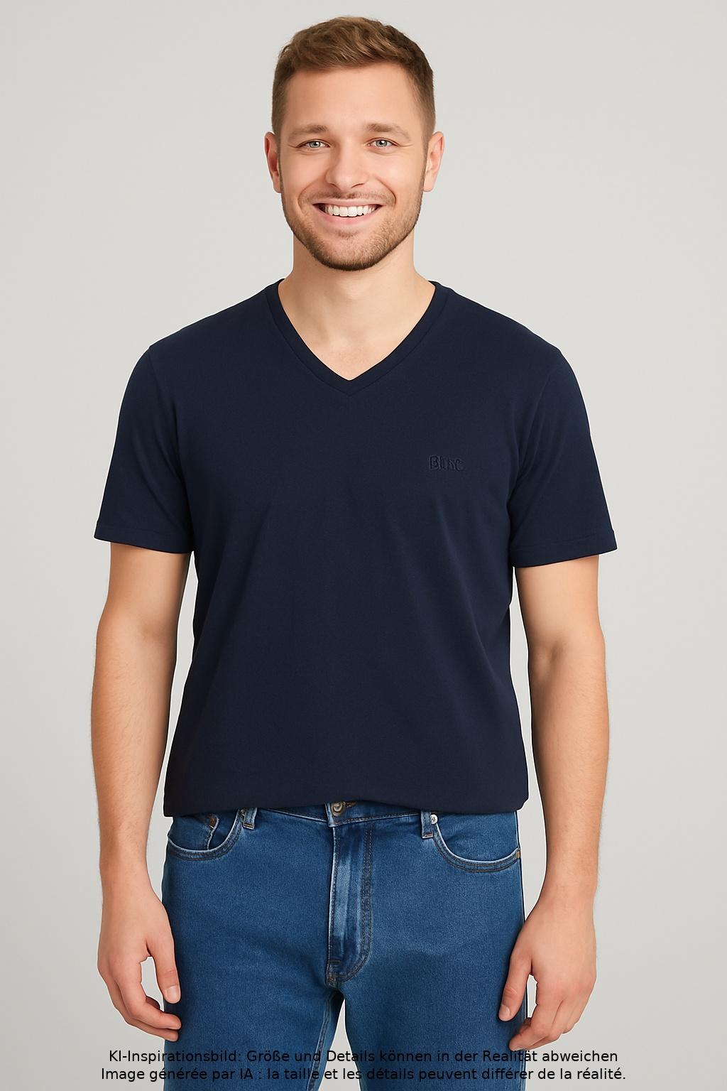 

Boss by Hugo Boss Herren T-Shirt, marineblau, Gr. 52