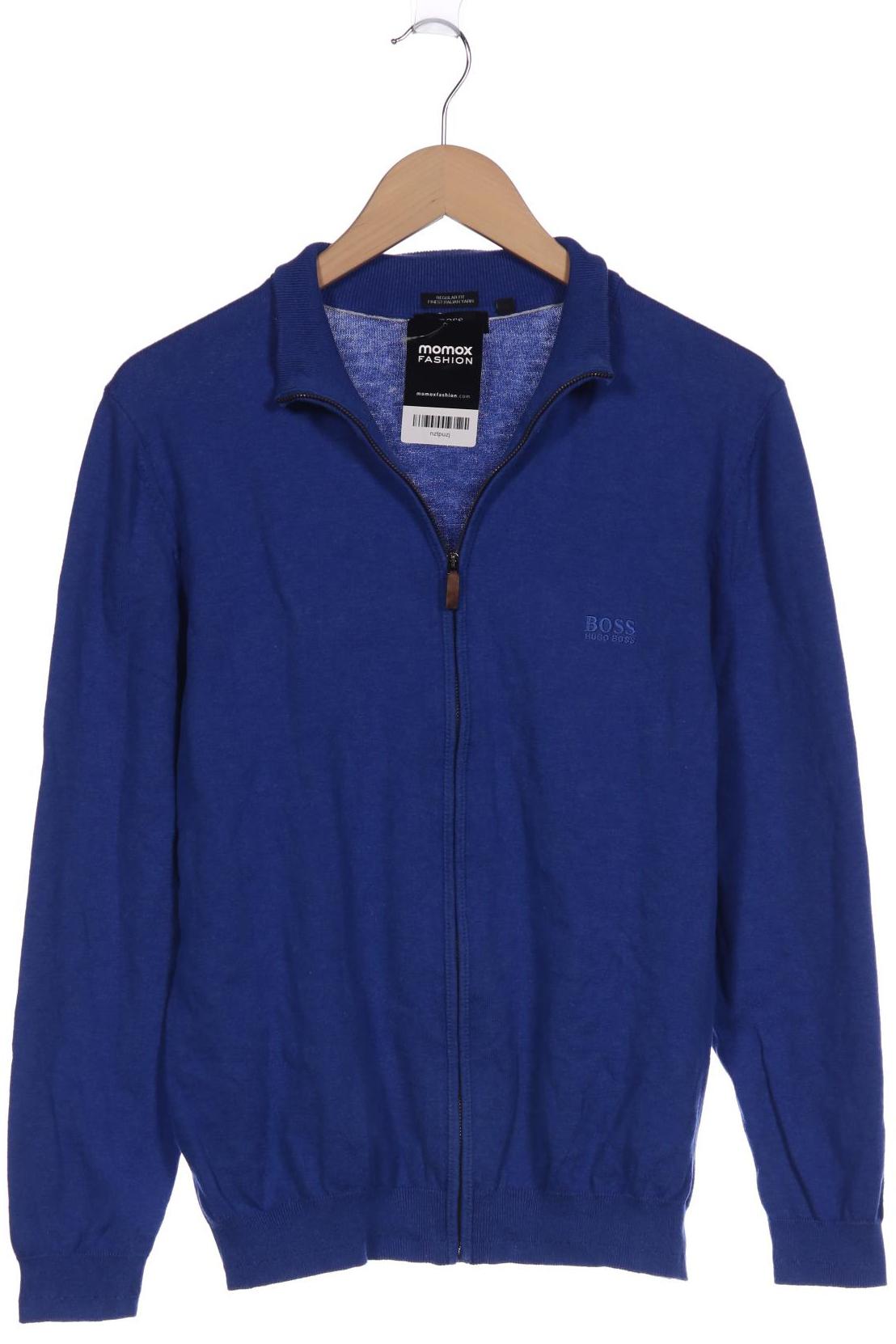 

Boss by Hugo Boss Herren Strickjacke, blau, Gr. 48