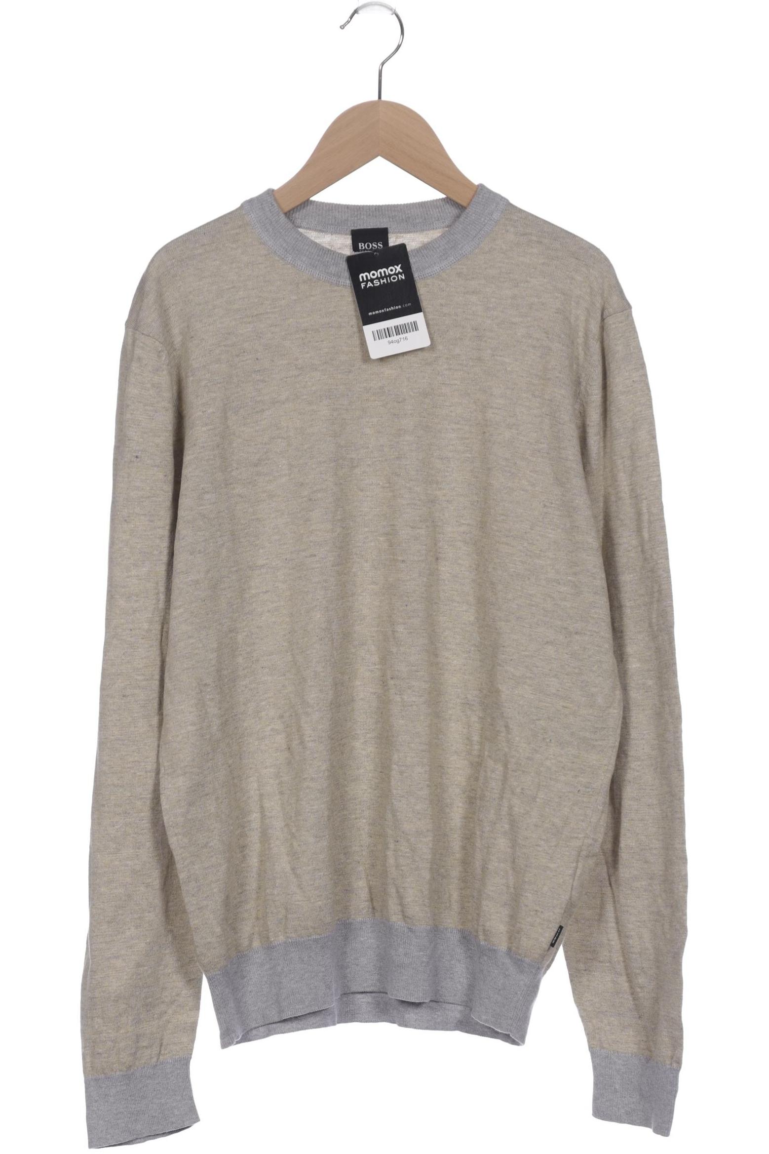 

Boss by Hugo Boss Herren Pullover, gelb, Gr. 52