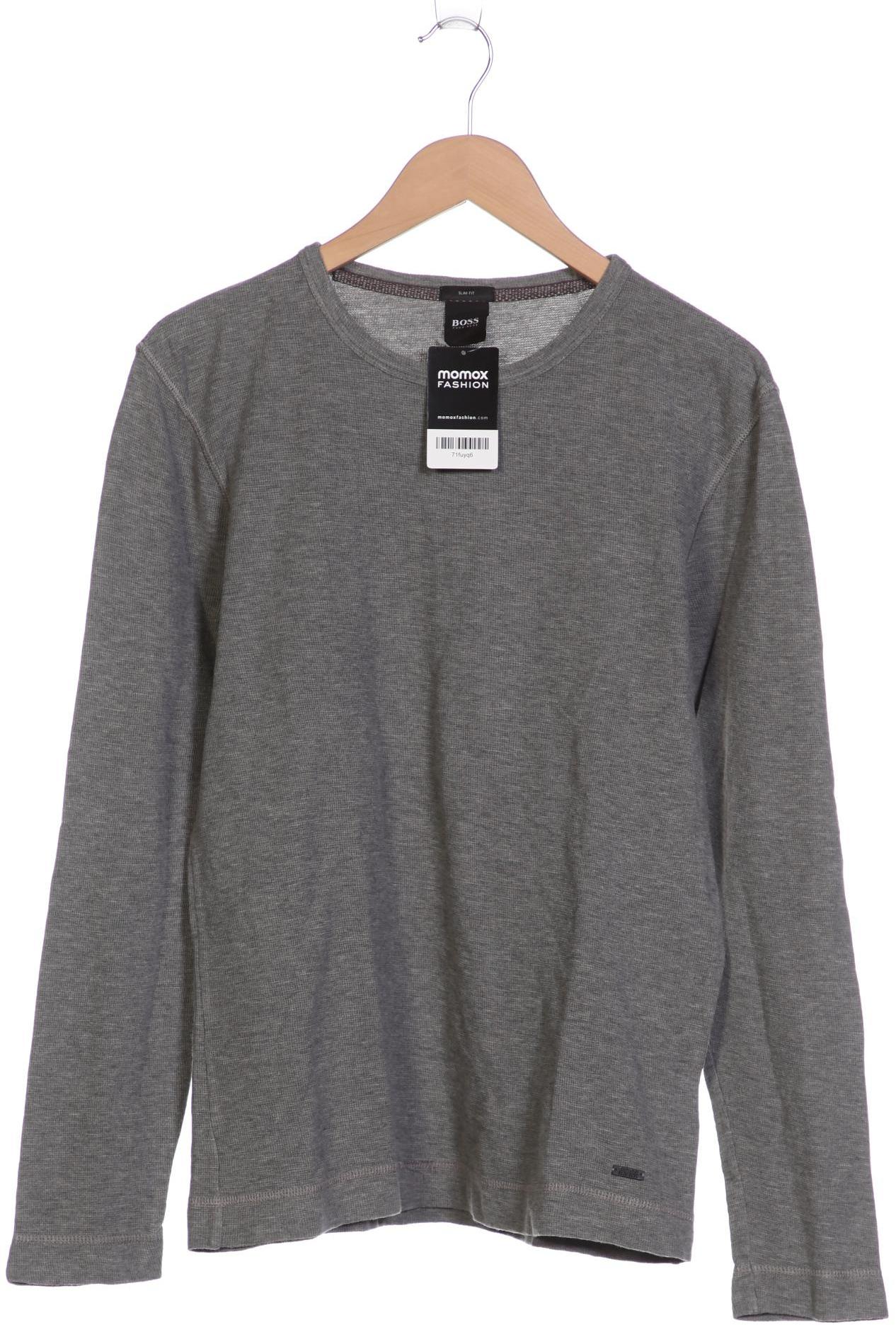 

BOSS by Hugo Boss Herren Langarmshirt, grau