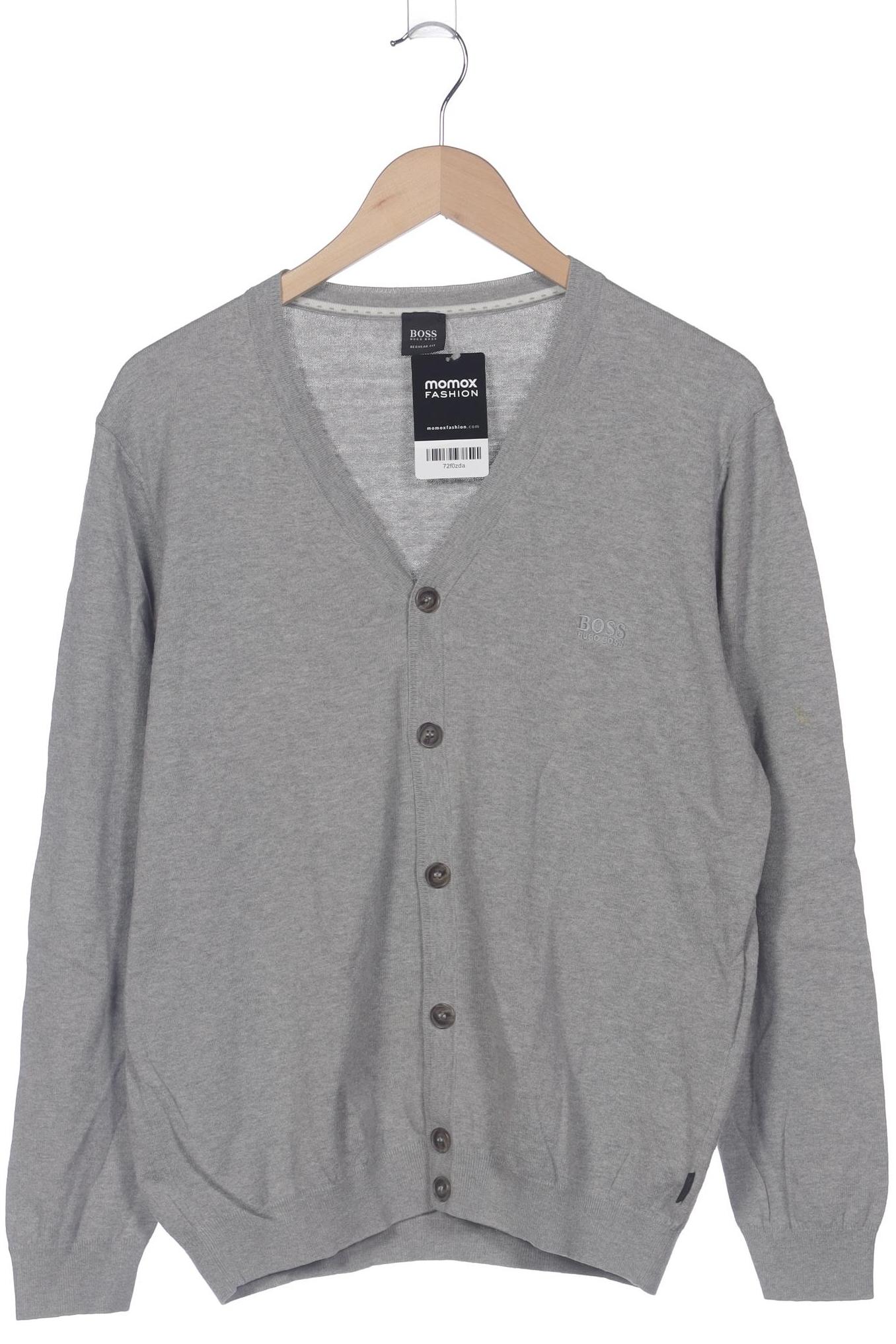 

Boss by Hugo Boss Herren Strickjacke, grau, Gr. 52