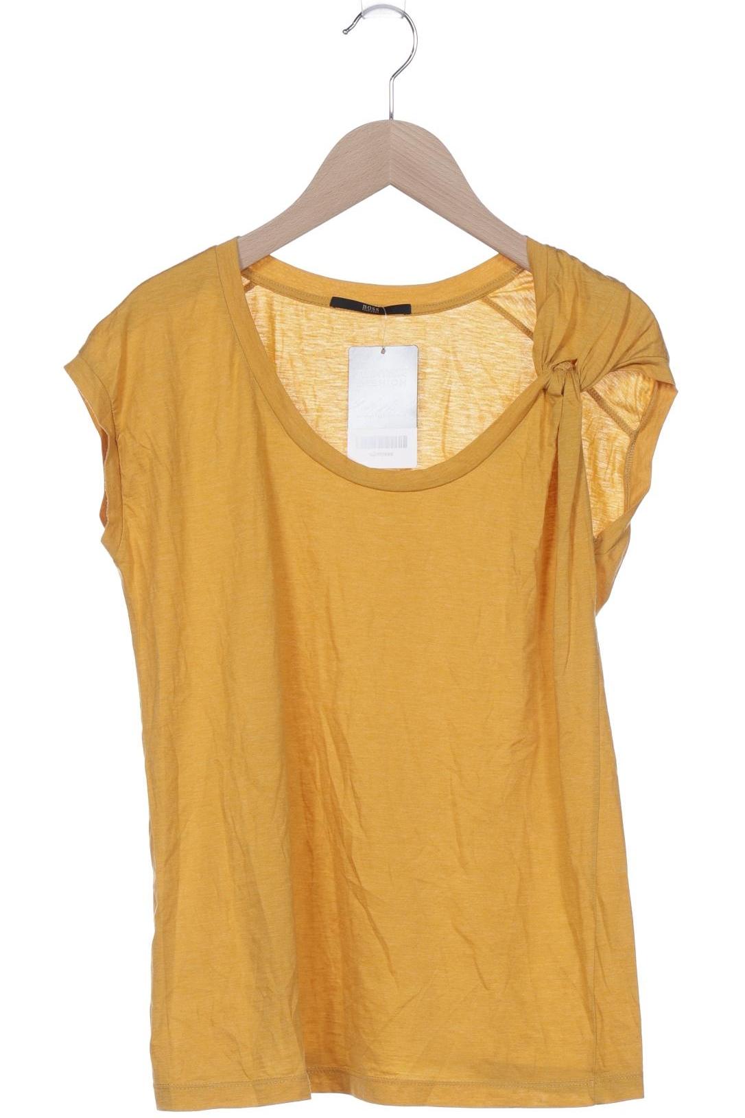 

Boss by Hugo Boss Damen T-Shirt, gelb, Gr. 36