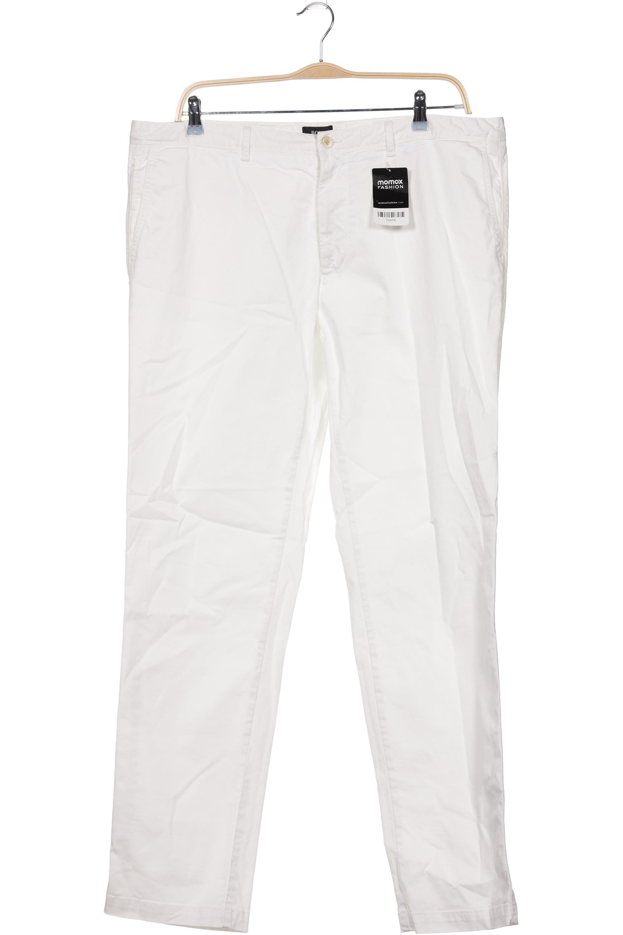

Boss by Hugo Boss Herren Stoffhose, weiß, Gr. 58