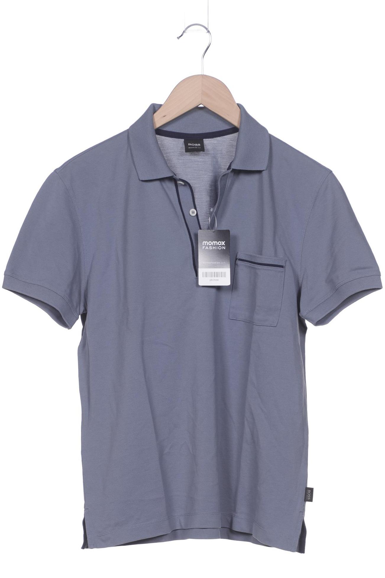 

Boss by Hugo Boss Herren Poloshirt, blau, Gr. 46