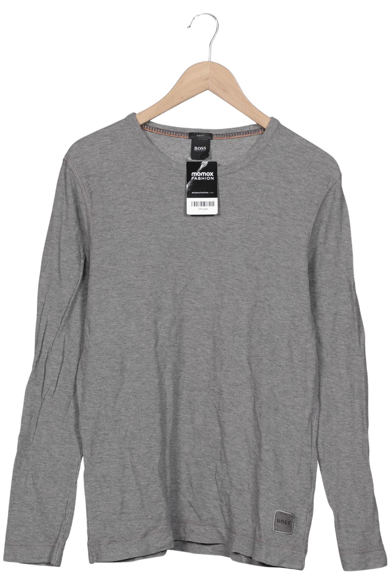 

Boss by Hugo Boss Herren Langarmshirt, grau, Gr. 54