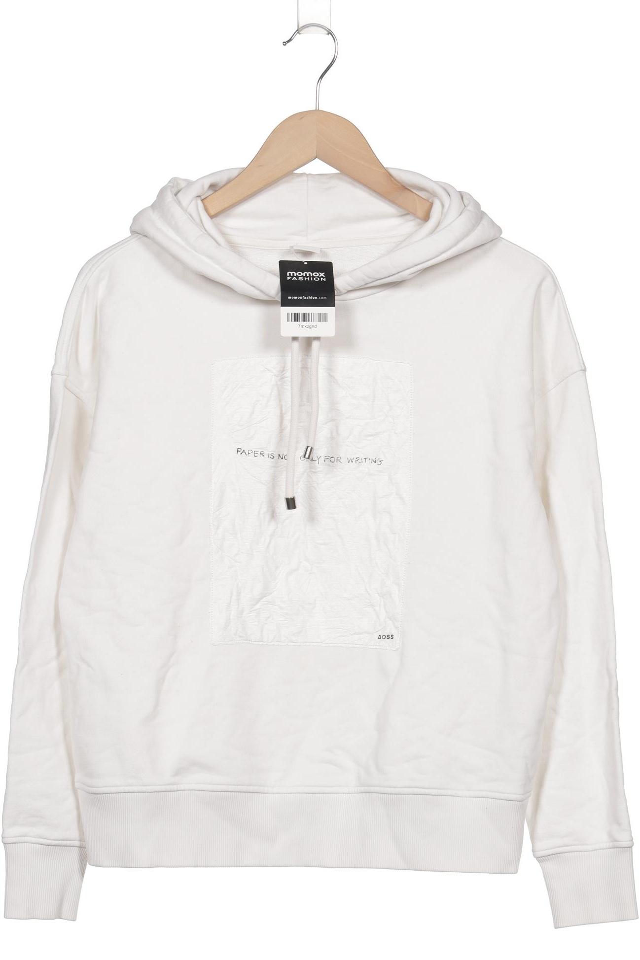 

Boss by Hugo Boss Damen Kapuzenpullover, weiß, Gr. 38