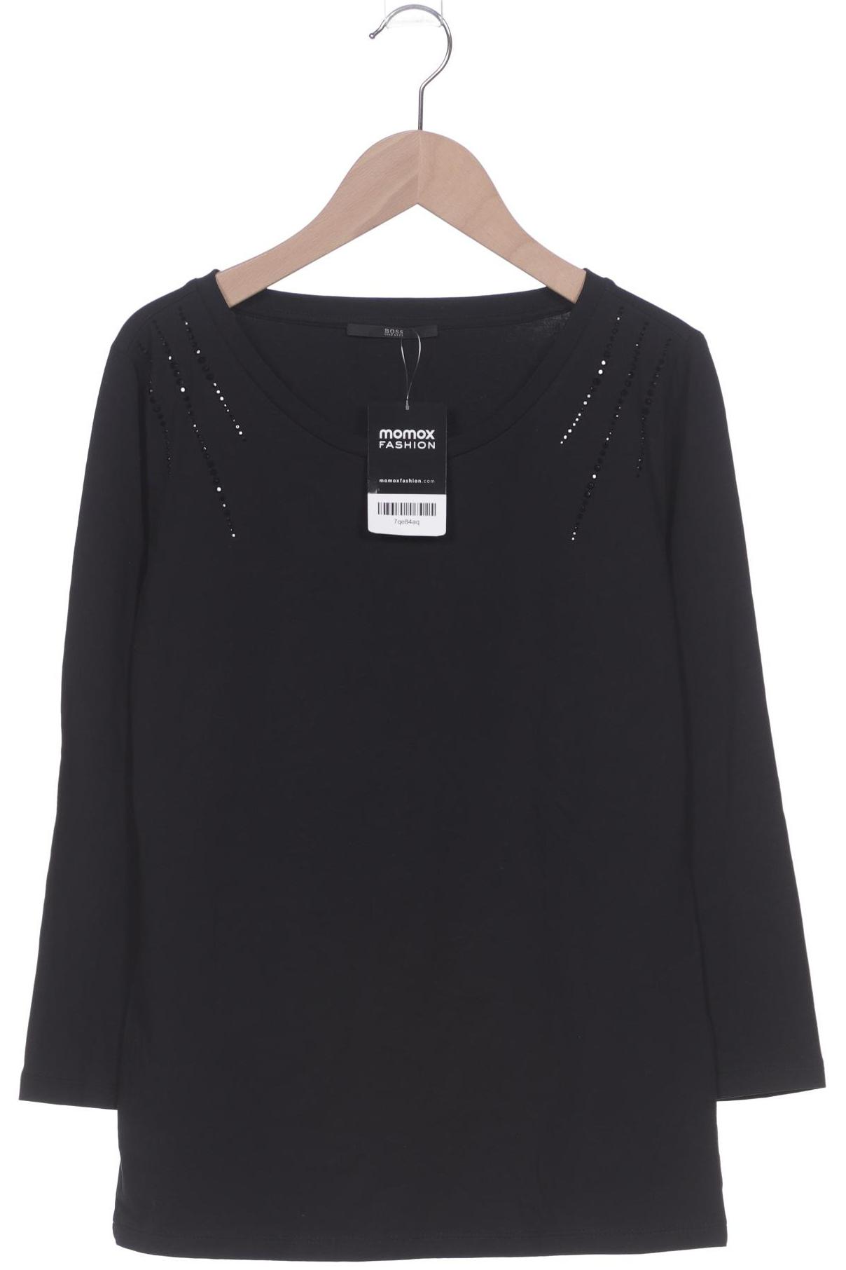 

Boss by Hugo Boss Damen Langarmshirt, schwarz, Gr. 38