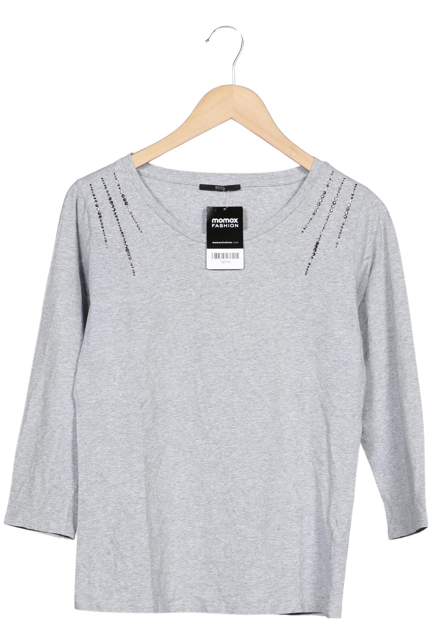 

Boss by Hugo Boss Damen Langarmshirt, grau, Gr. 44