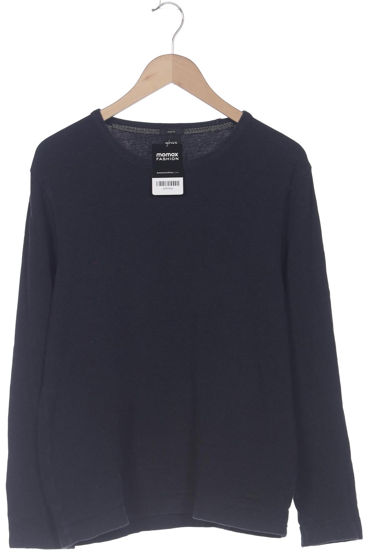 

Boss by Hugo Boss Herren Langarmshirt, marineblau, Gr. 52