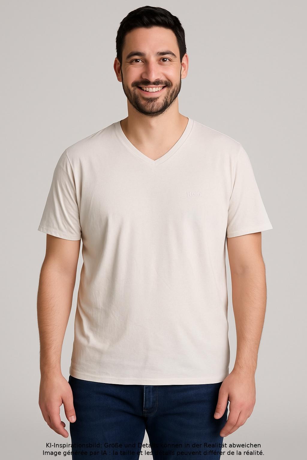 

Boss by Hugo Boss Herren T-Shirt, cremeweiß, Gr. 56