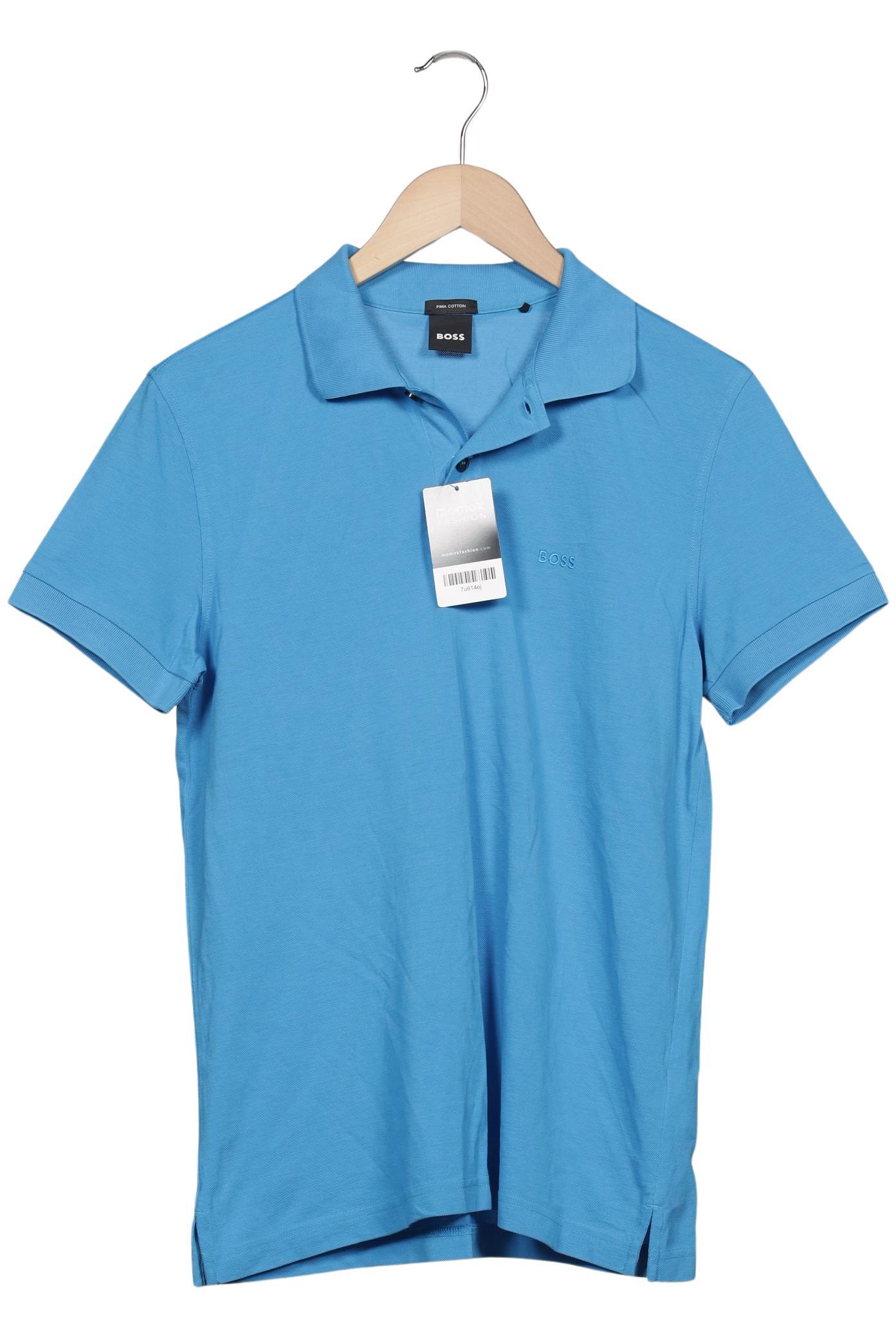 

Boss by Hugo Boss Herren Poloshirt, blau, Gr. 48