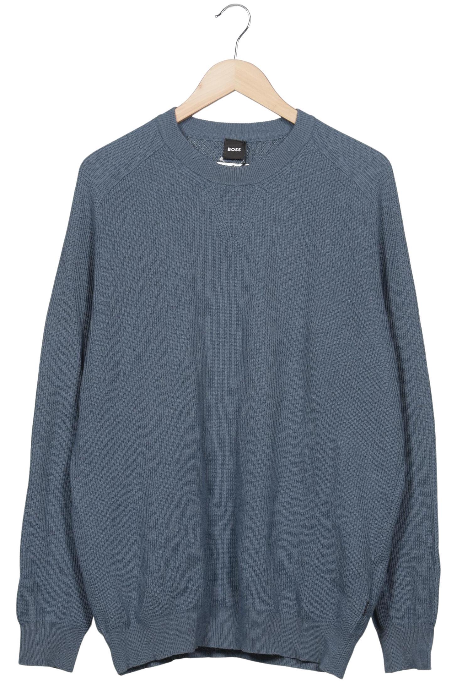 

Boss by Hugo Boss Herren Pullover, blau, Gr. 56