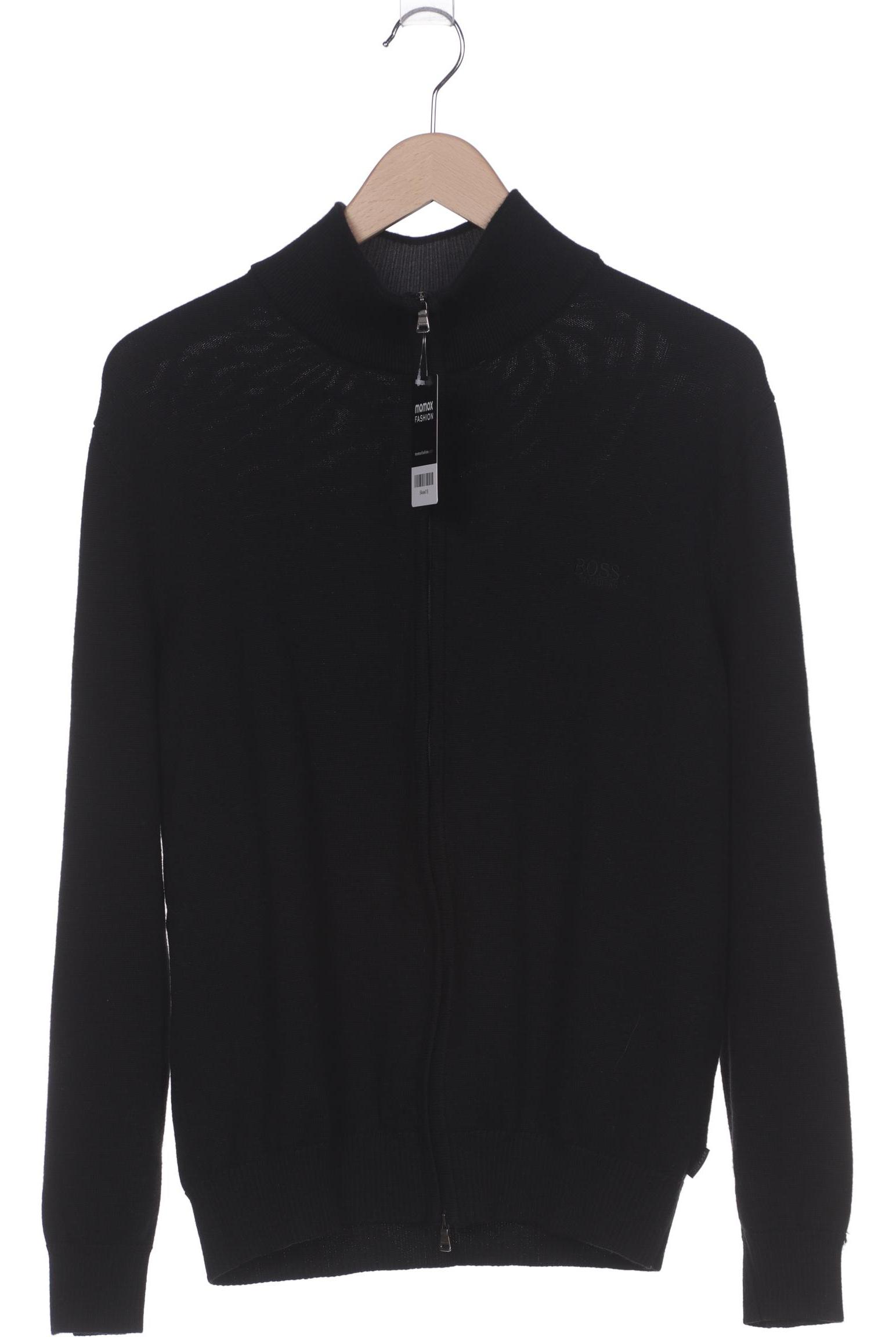 

Boss by Hugo Boss Herren Strickjacke, schwarz, Gr. 48