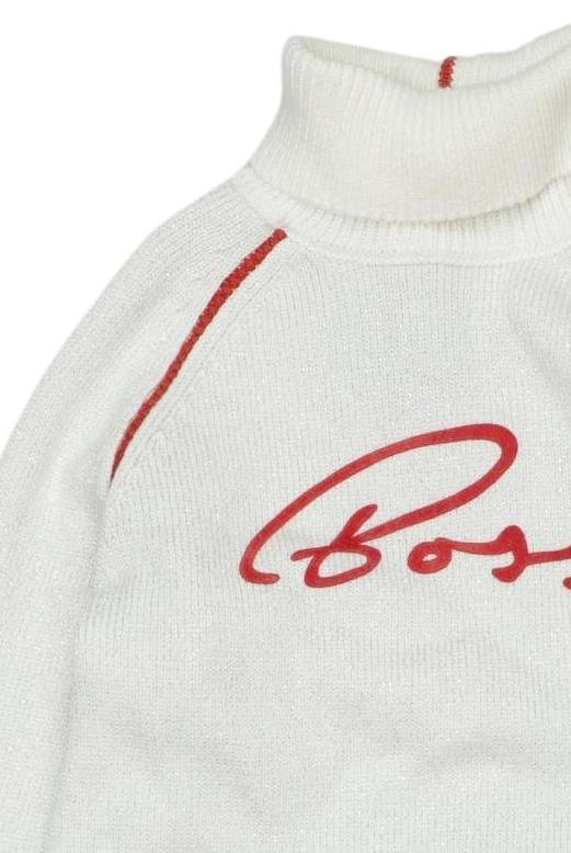 Thumbnail - Boss by Hugo Boss Mädchen Pullover, weiß, Gr. 122