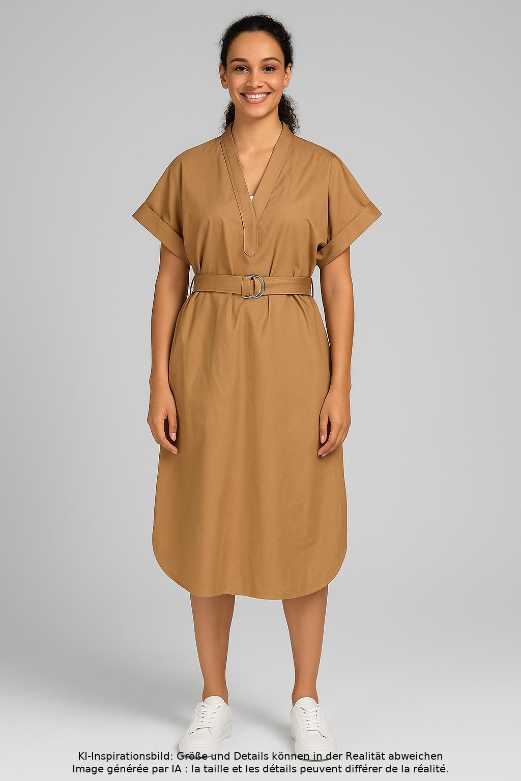 

Boss by Hugo Boss Damen Kleid, beige, Gr. 34