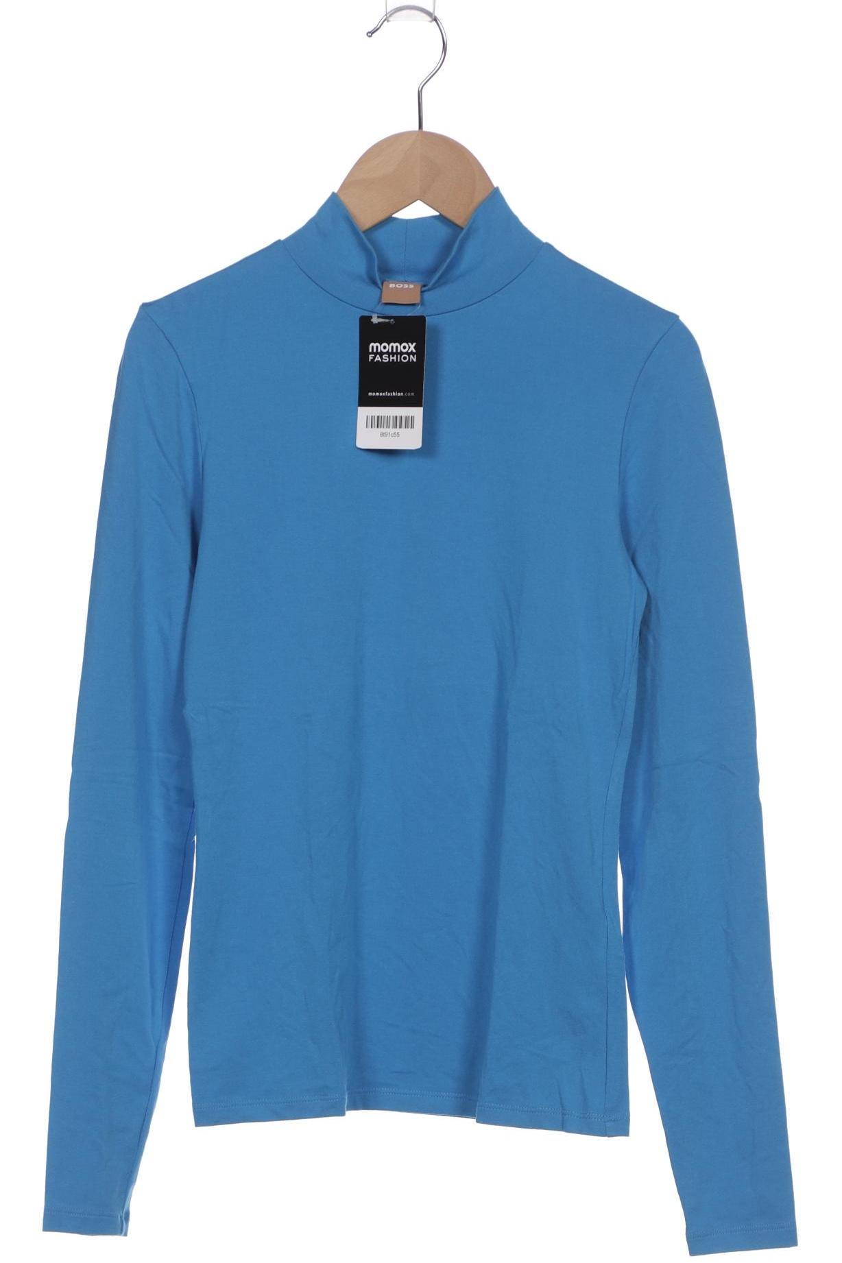 

Boss by Hugo Boss Damen Langarmshirt, blau, Gr. 34