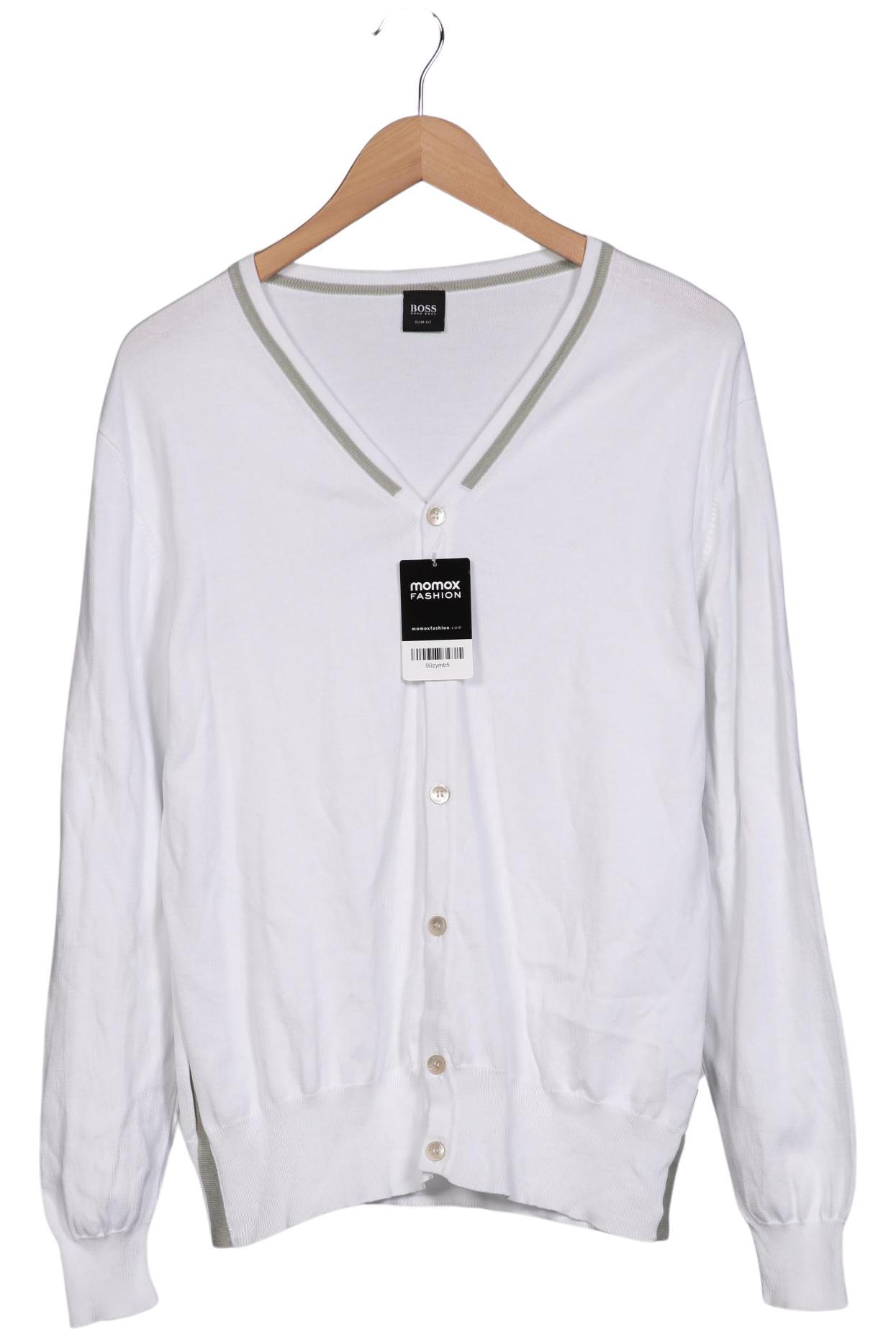 Thumbnail - Boss by Hugo Boss Herren Strickjacke, weiß, Gr. 52