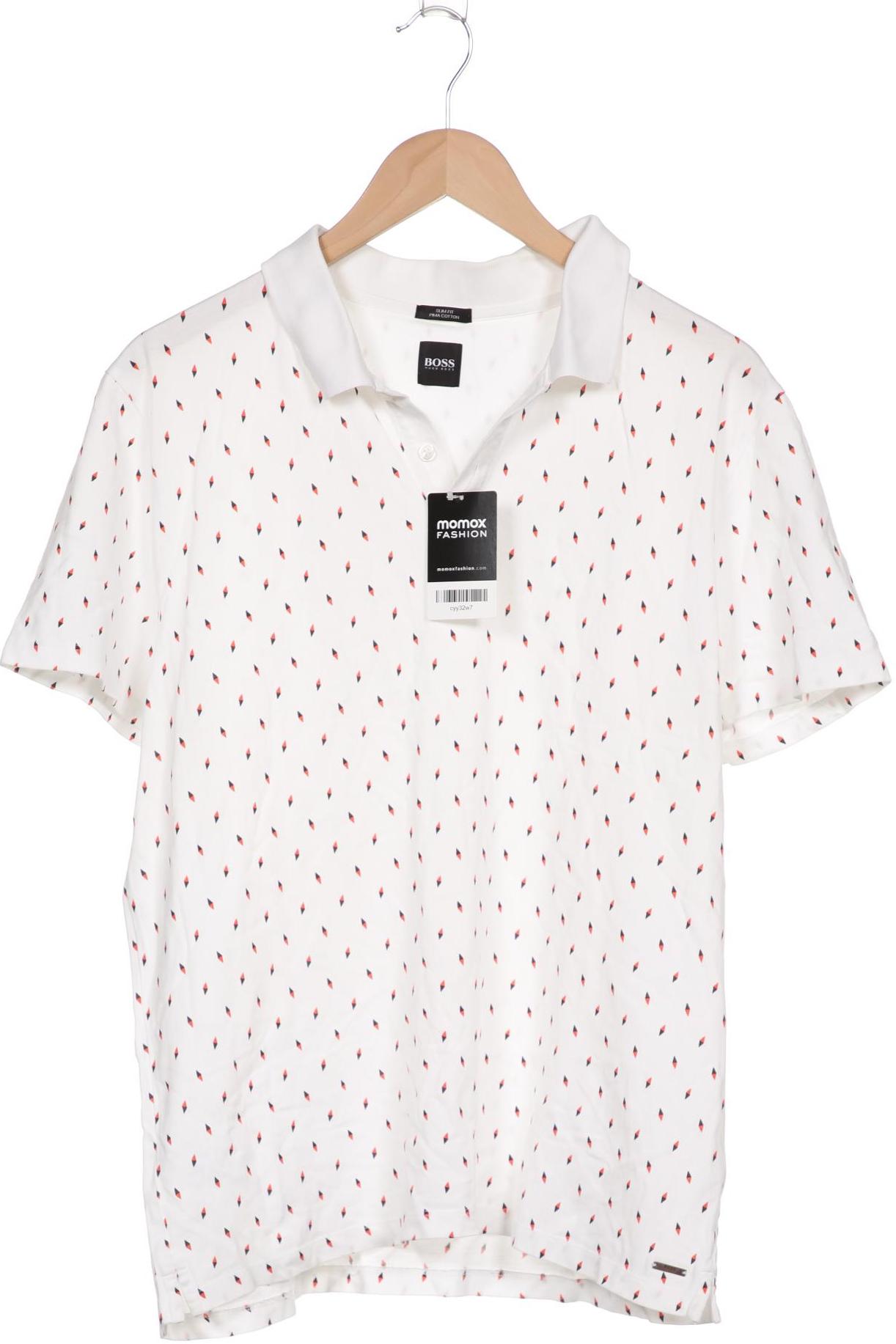 

Boss by Hugo Boss Herren Poloshirt, weiß, Gr. 56