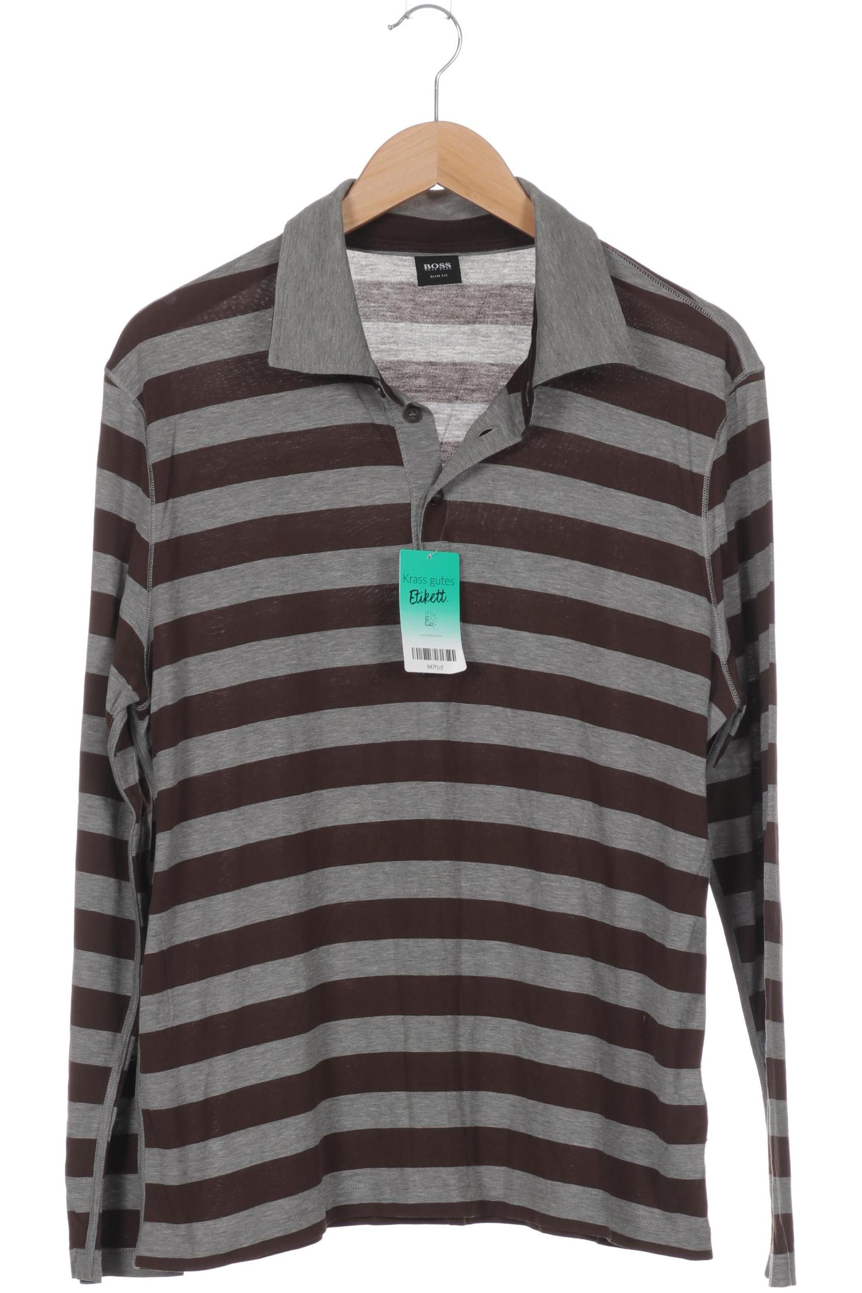 

Boss by Hugo Boss Herren Langarmshirt, braun, Gr. 52