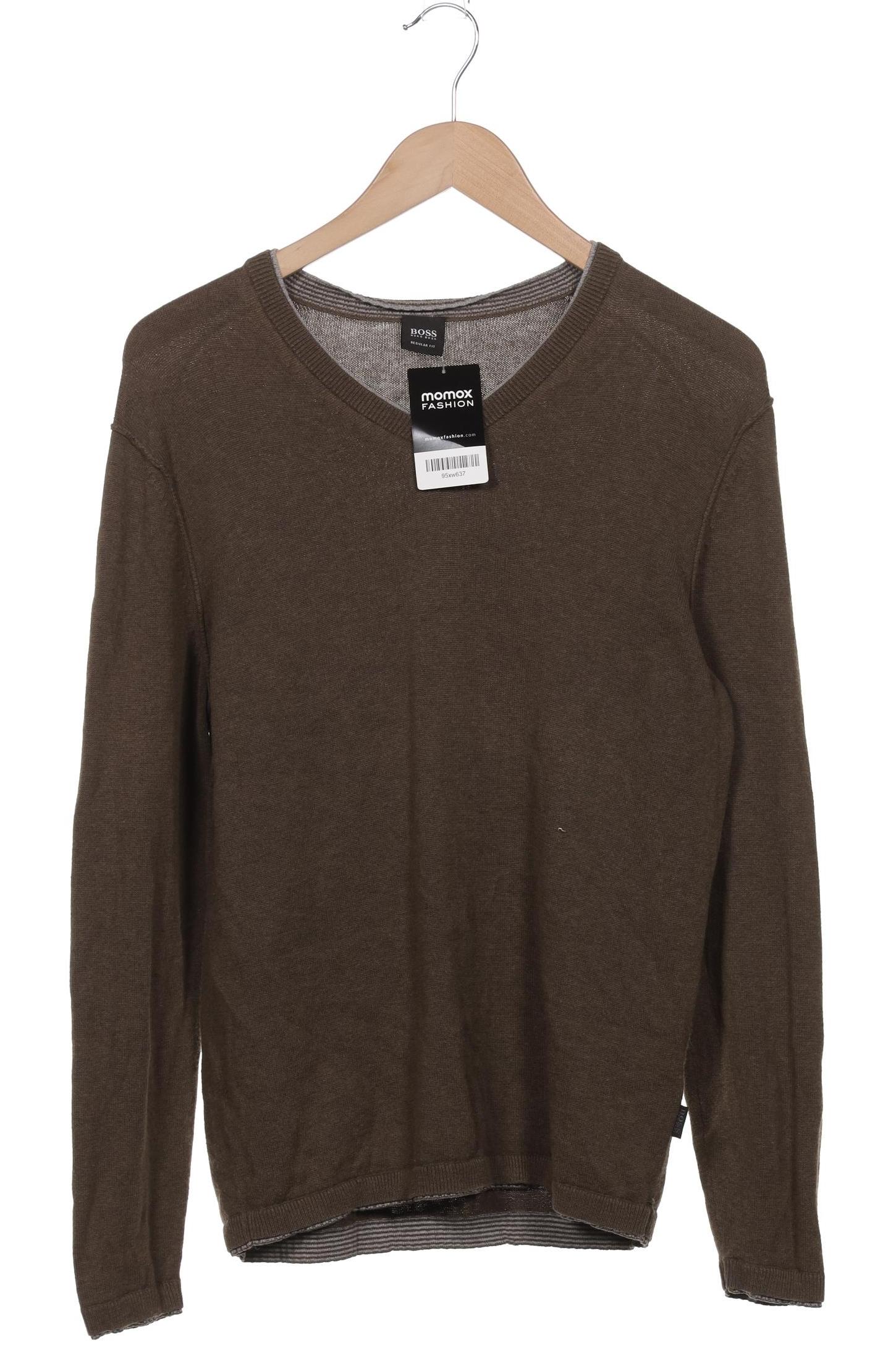 

Boss by Hugo Boss Herren Pullover, grün, Gr. 48