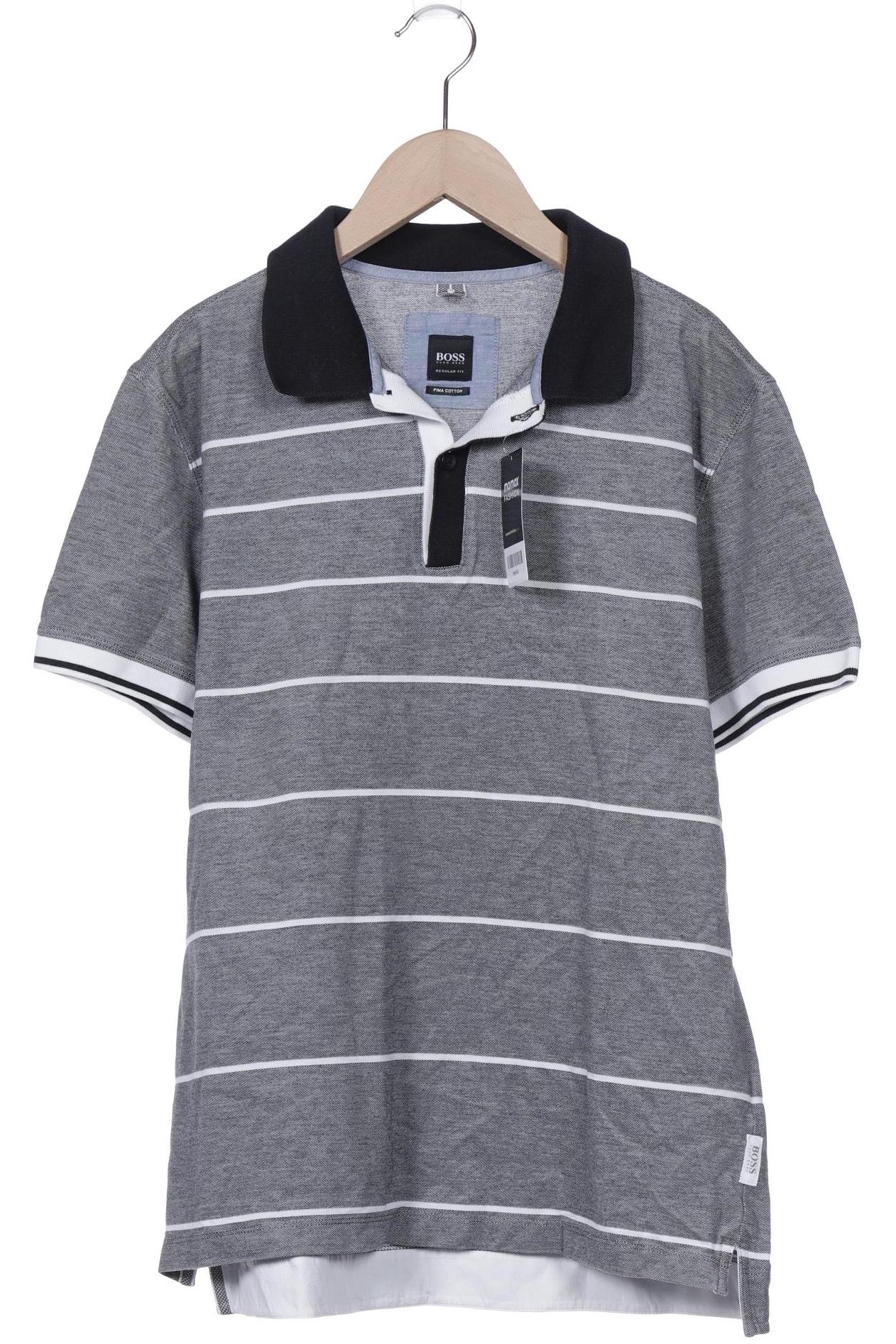 

Boss by Hugo Boss Herren Poloshirt, grau, Gr. 52